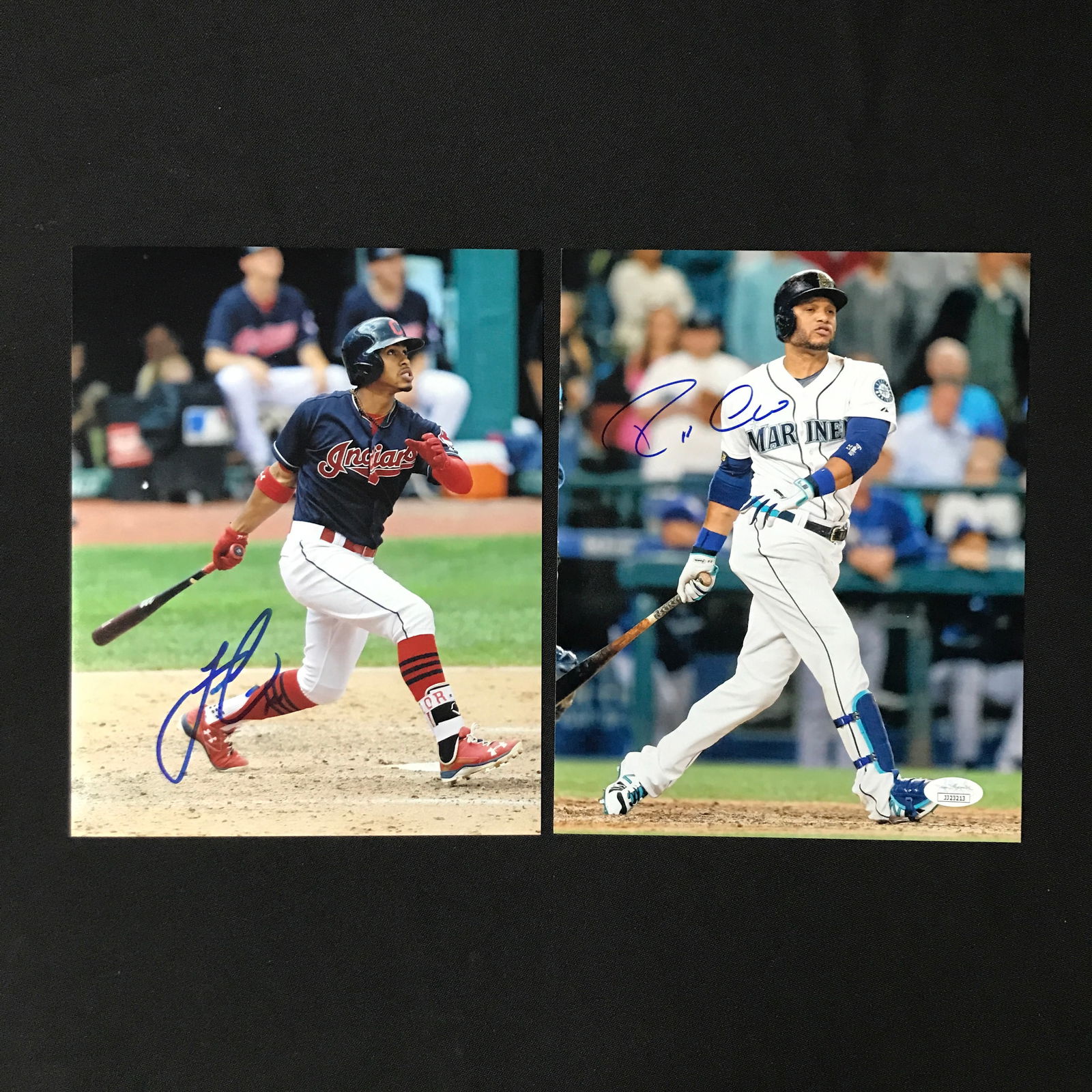 FRACISCO LINDOR AND JOSE CRES SIGNED 8 X 10 LOT (JSA COA) (1 of 1)