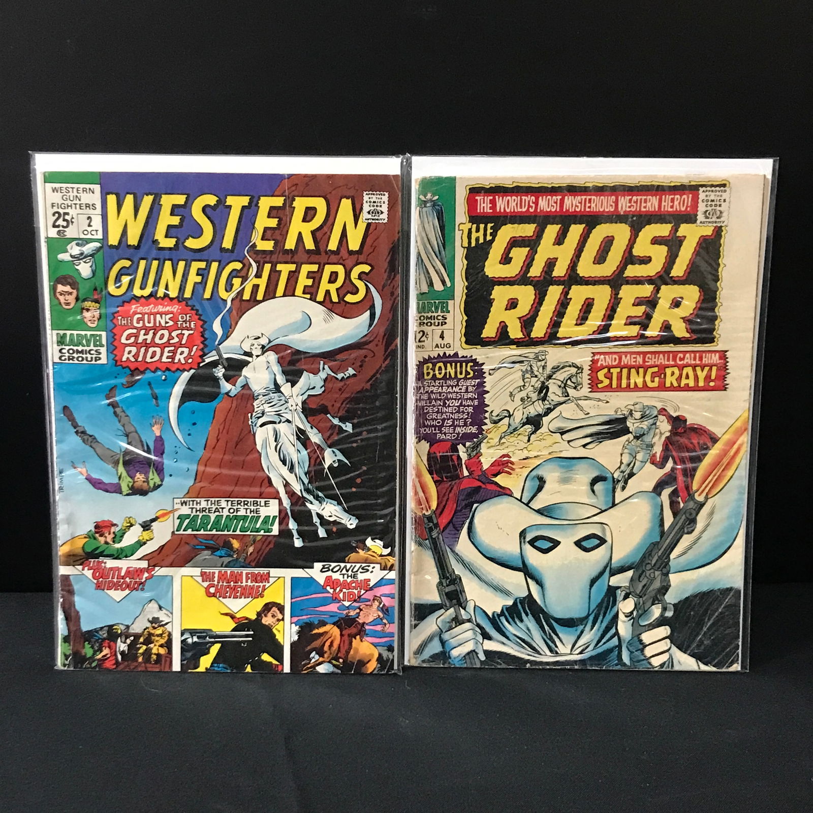 MARVEL COMIC LOT WESTERN GUNFIGHTERS NO.2 AND GHOST RIDER NO.4 (1 of 1)