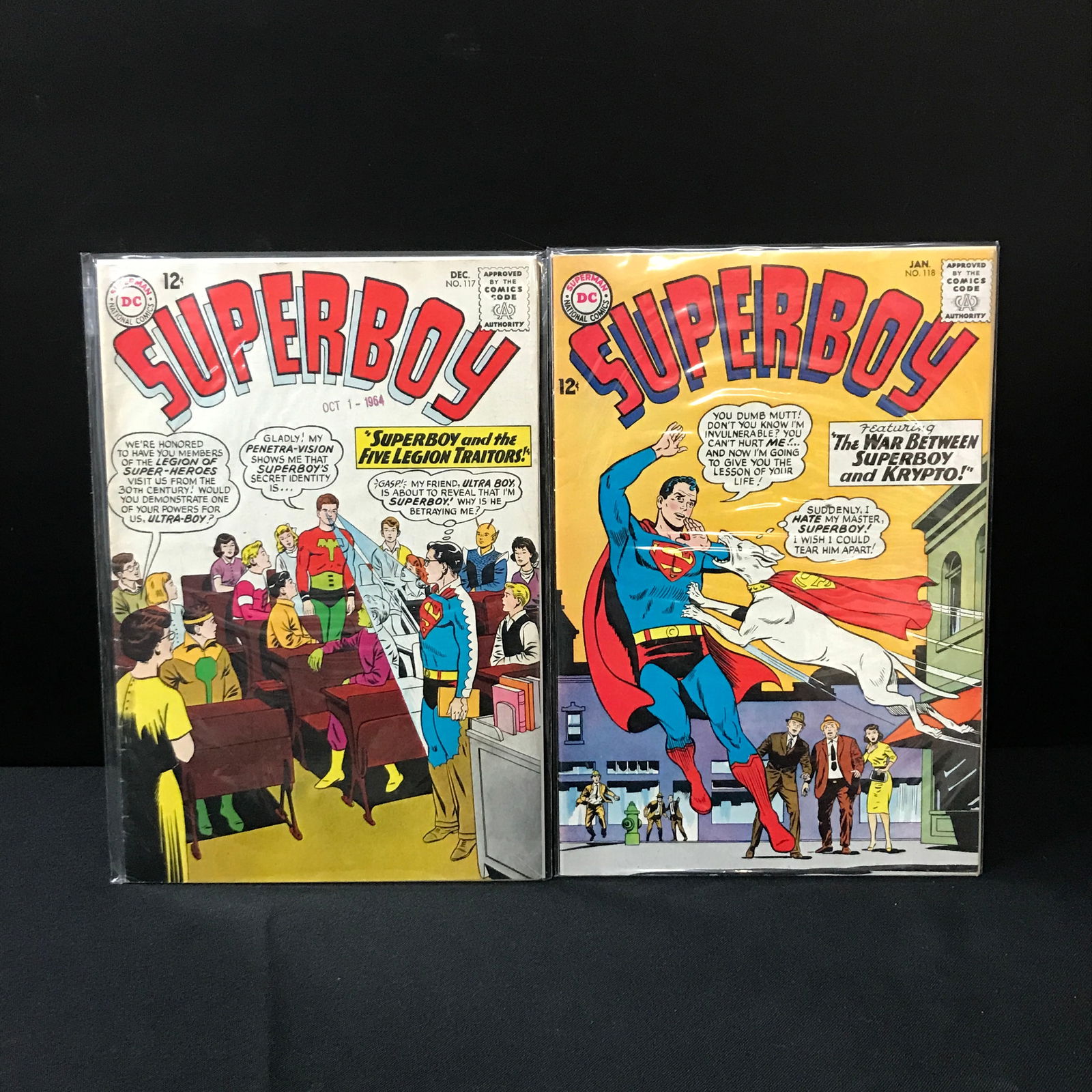 LOT OF 2 SUPERBOY COMICS #117-118 - DC COMICS: Prices are in Canadian dollars