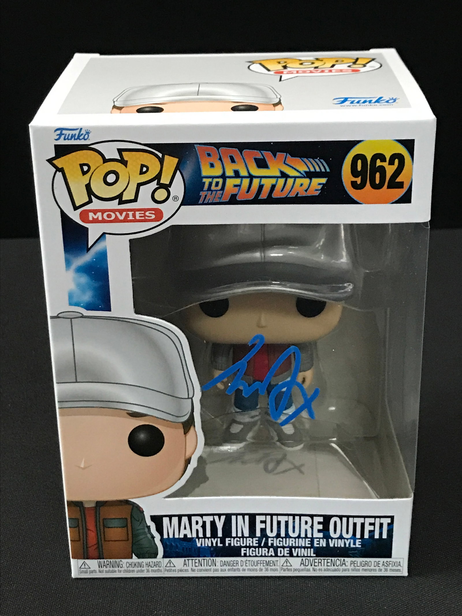 MICHAEL J FOX SIGNED BACK TO THE FUTURE FUNKO POP - WWOC COA: Prices are in Canadian dollars