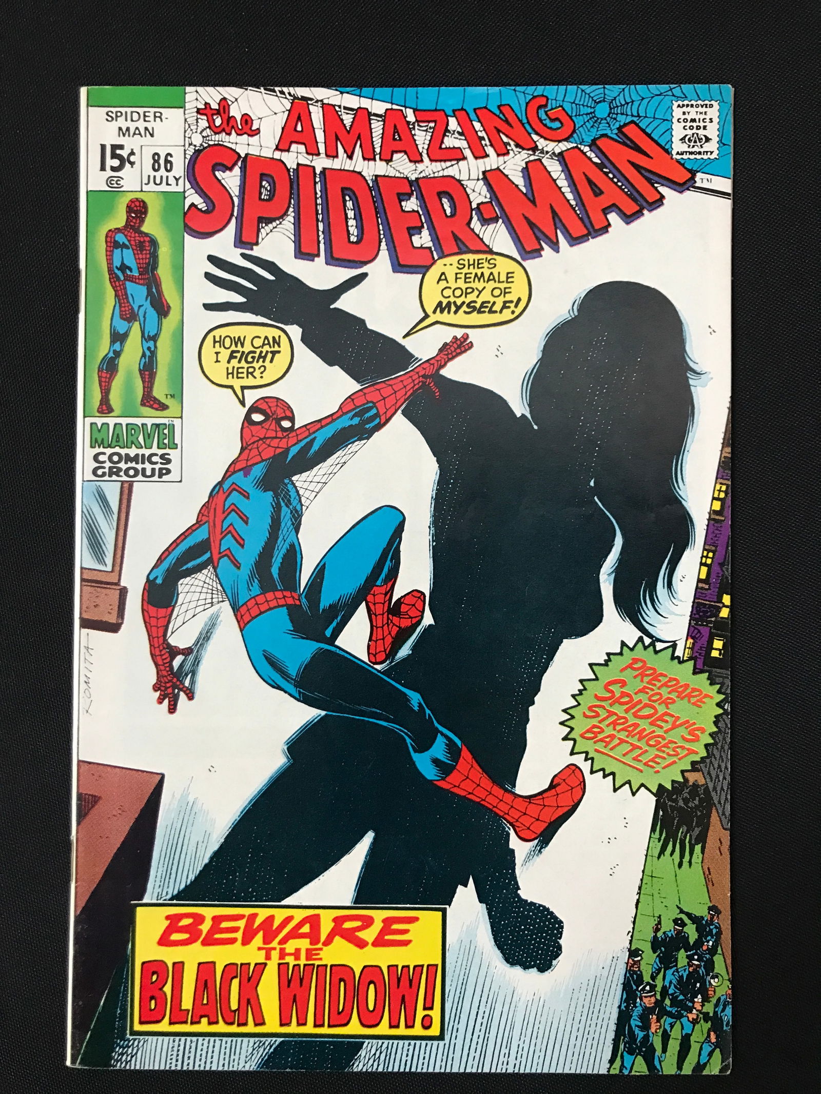 THE AMAZING SPIDERMAN #86- MARVEL COMICS (1 of 2)
