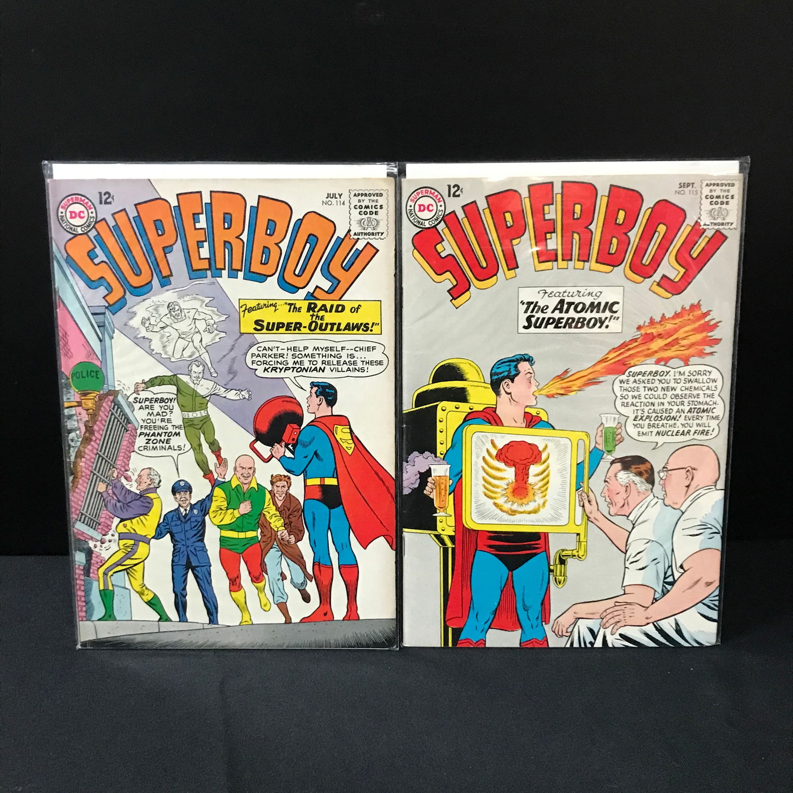LOT OF 2 SUPERBOY COMICS #114-115 - DC COMICS: Prices are in Canadian dollars