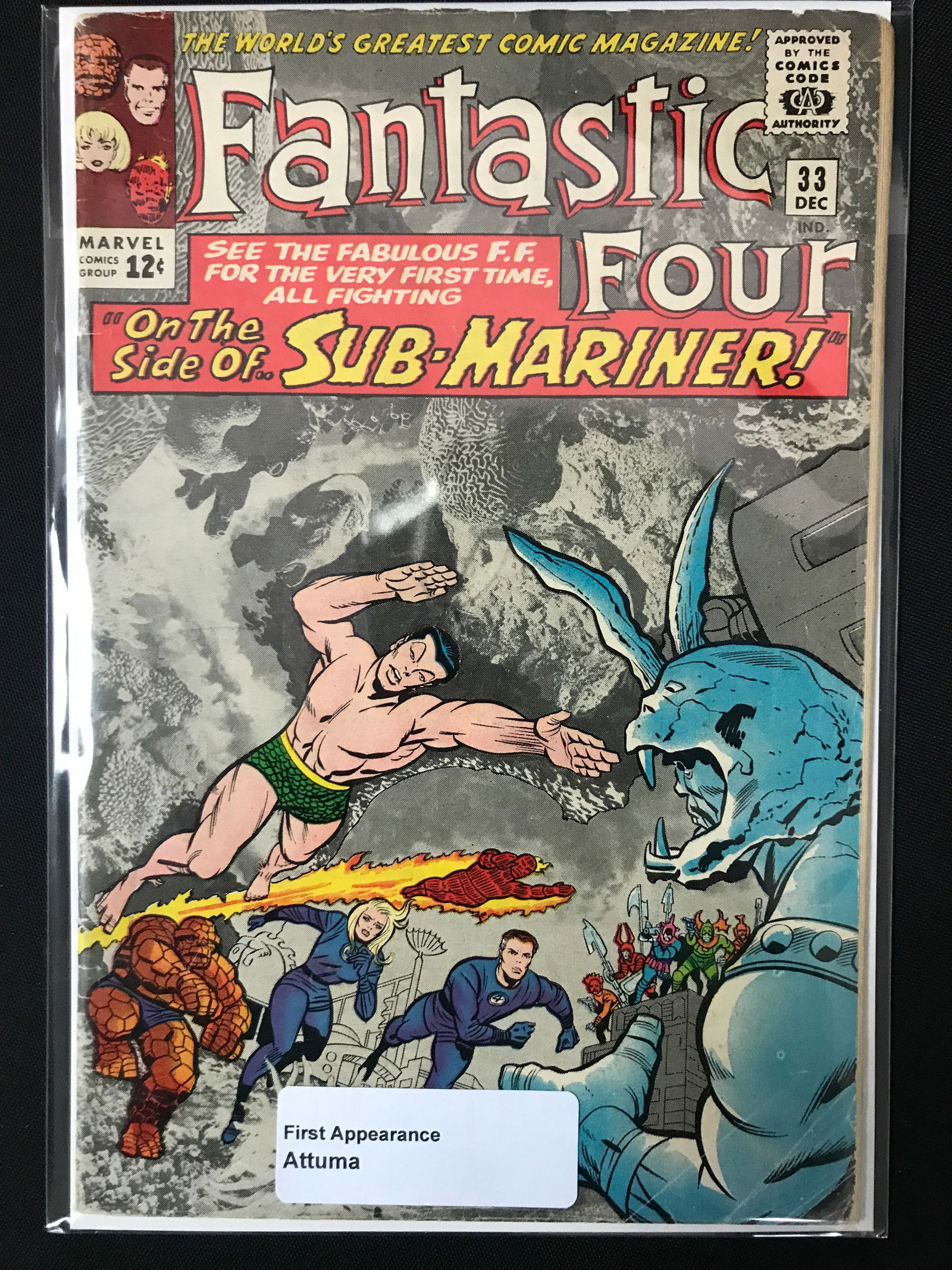 MARVEL COMICS FANTASTIC FOUR NO.33 (1 of 1)