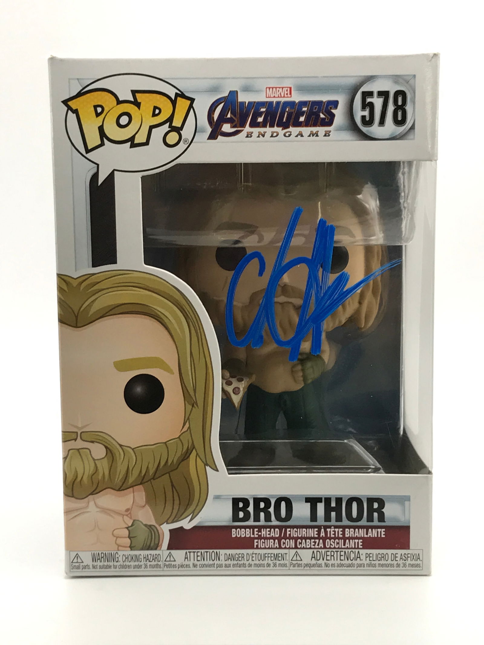 CHRIS HEMSWORTH SIGNED THOR FUNKO POP - KB COA (1 of 2)