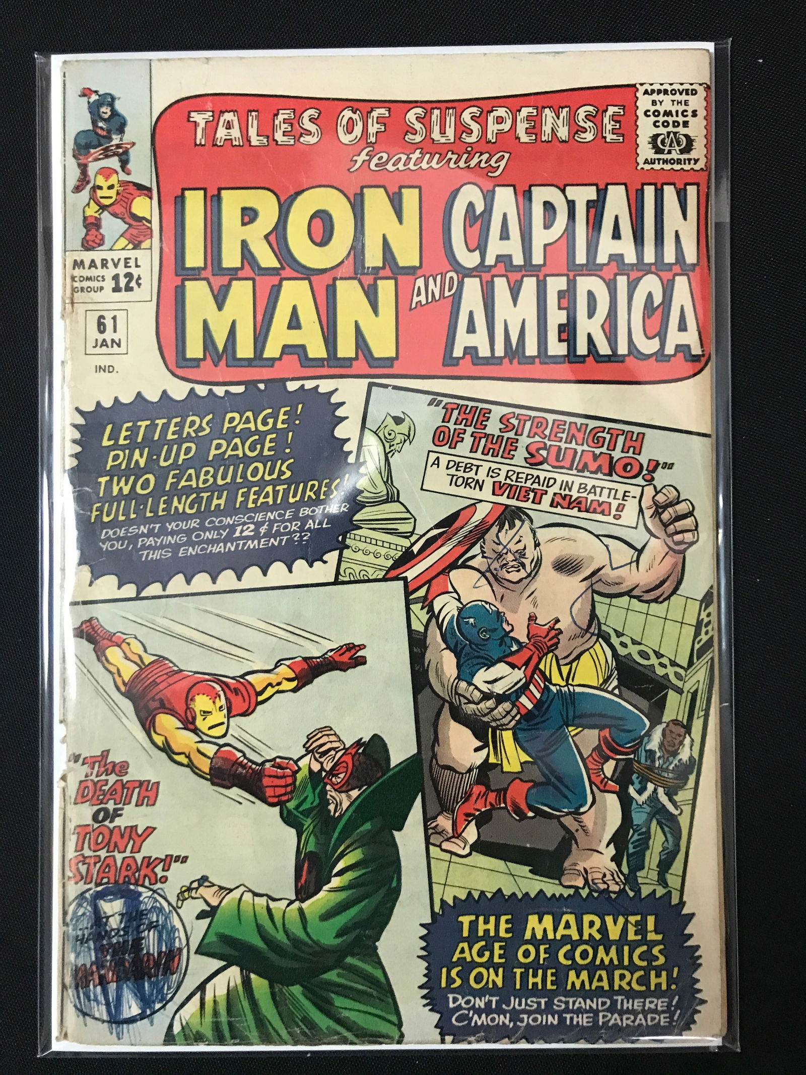 MARVEL COMICS TALES OF SUSPENSE NO.61: Prices are in Canadian dollars