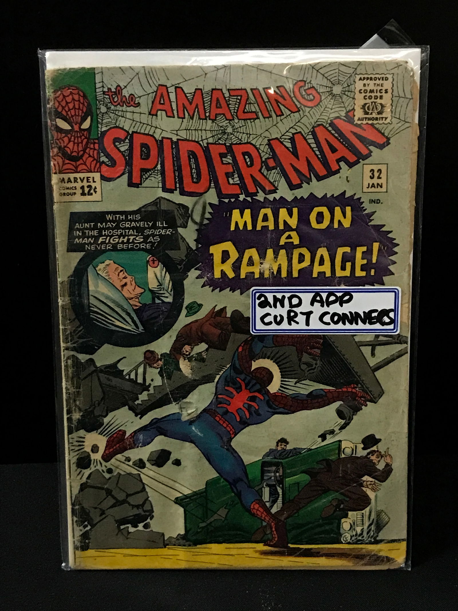 THE AMAZING SPIDERMAN #32 2ND APPEARANCE CURT CONNERS - MARVEL COMICS: Prices are in Canadian dollars