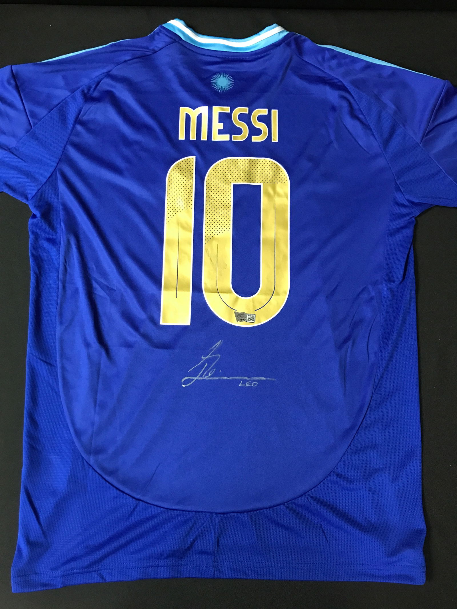 LIONEL MESSI SIGNED JERSEY ACE COA (1 of 3)