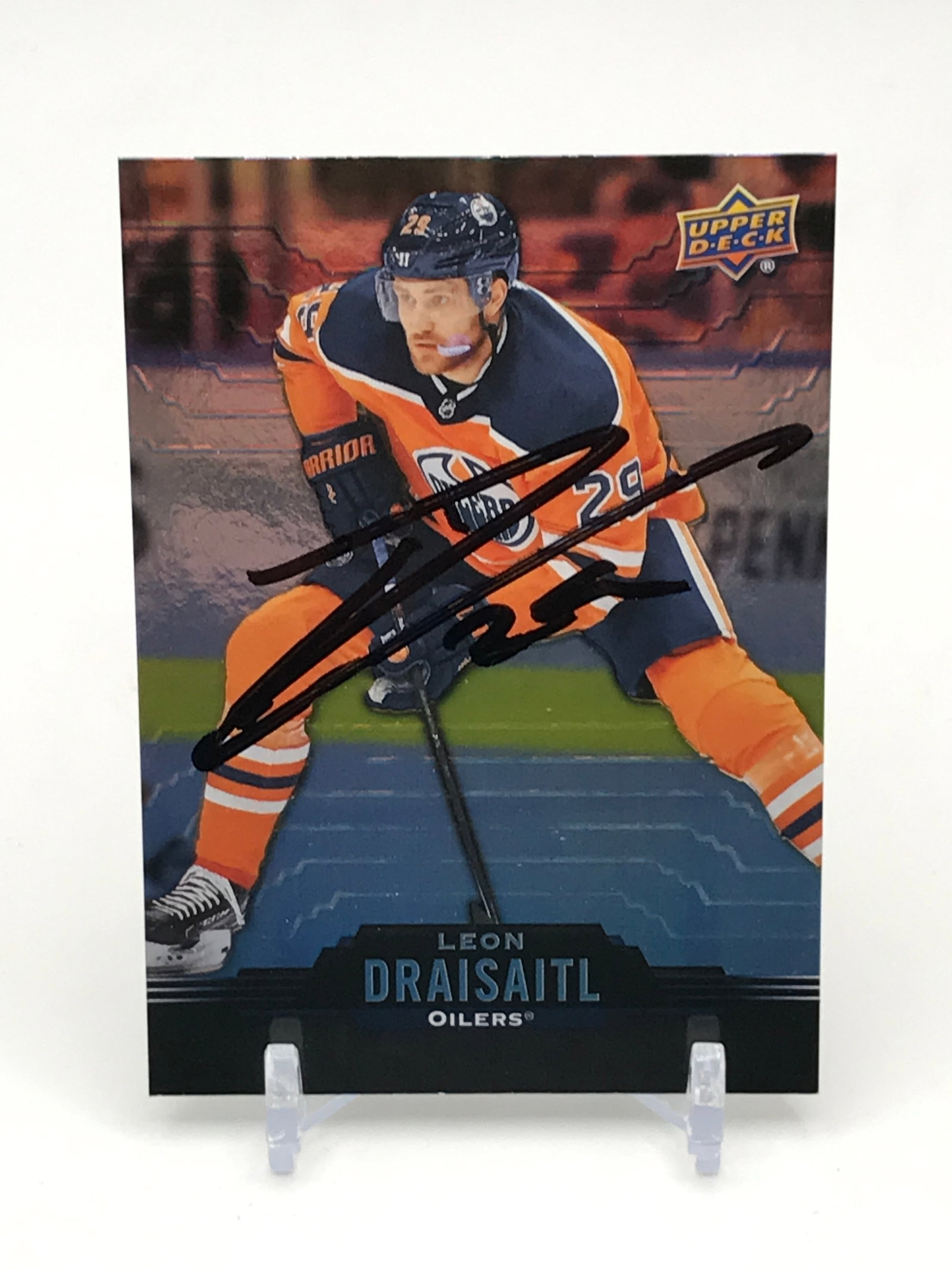 LEON DRAISAITL SIGNED TRADING CARD: Prices are in Canadian dollars
