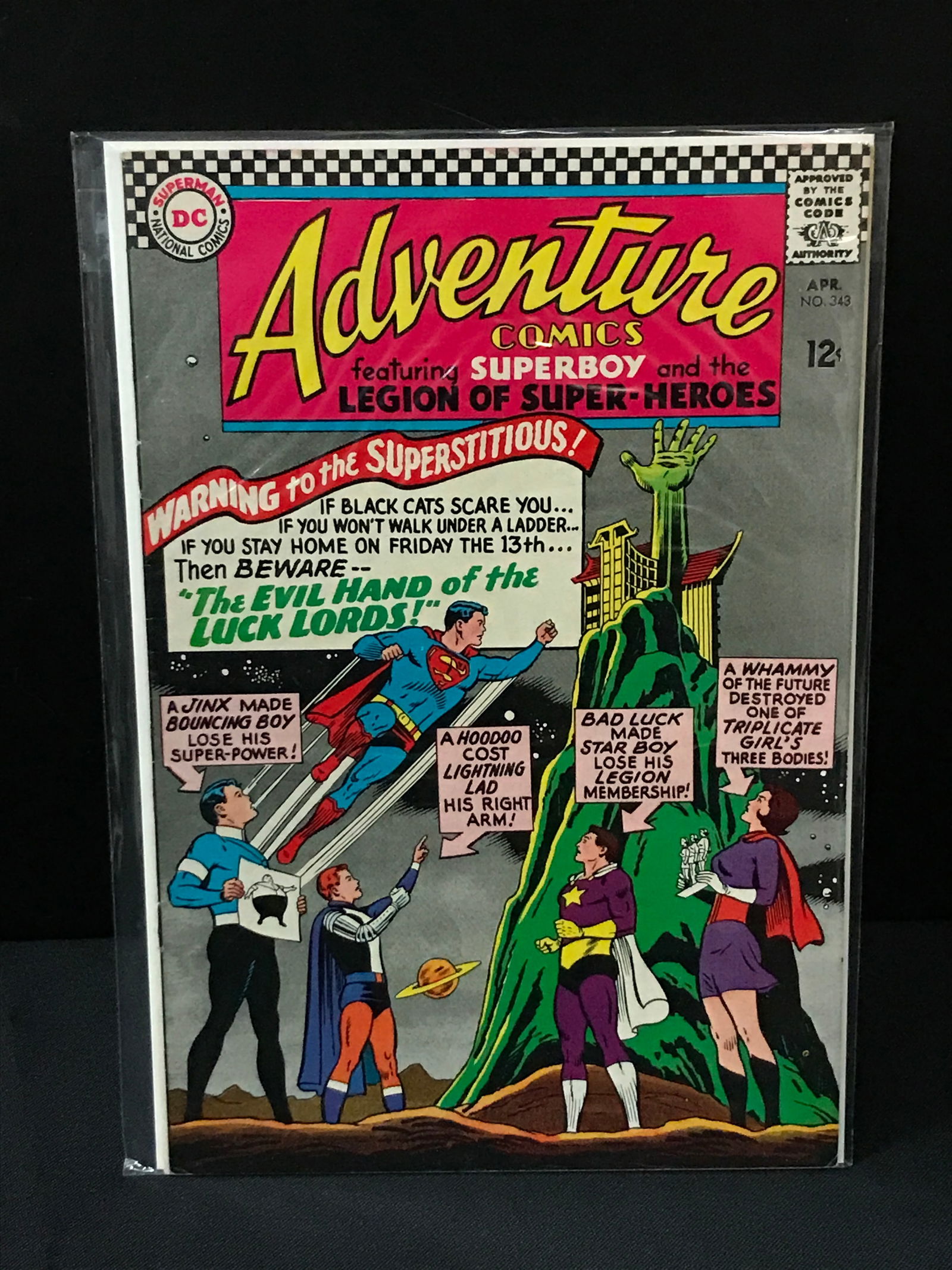 DC COMICS NO.343 ADEVENTURE COMICS: Prices are in Canadian dollars