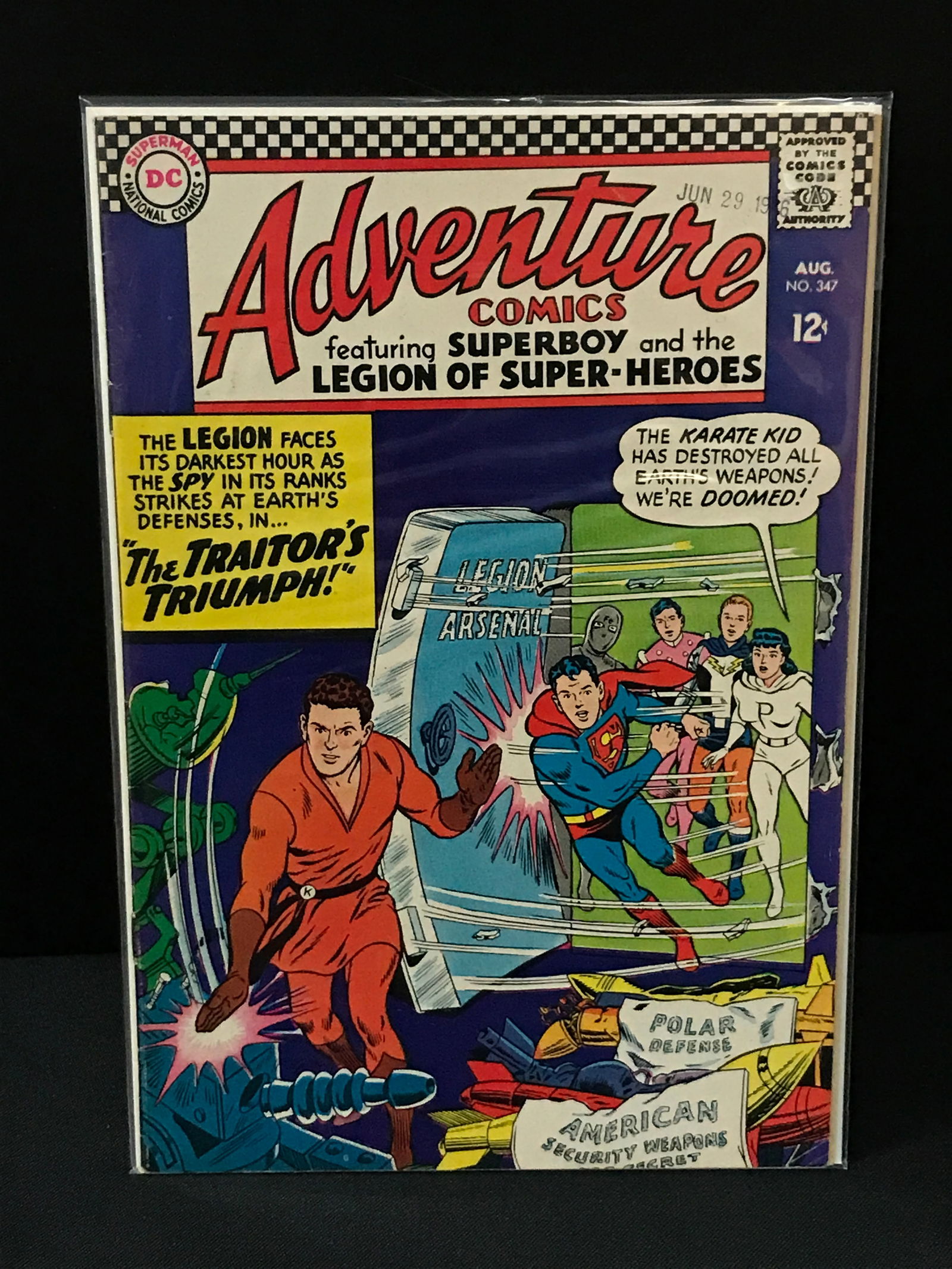 DC COMICS NO.347 ADVENTURE COMICS: Prices are in Canadian dollars