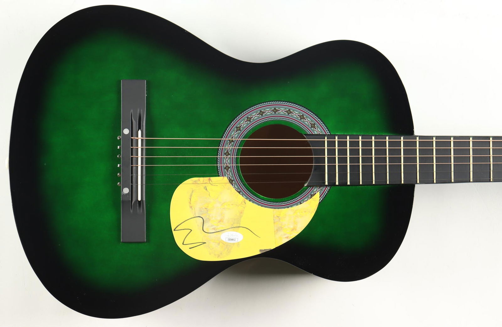 ED SHEERAN SIGNED ACOUSTIC GUITAR - JSA COA (1 of 3)