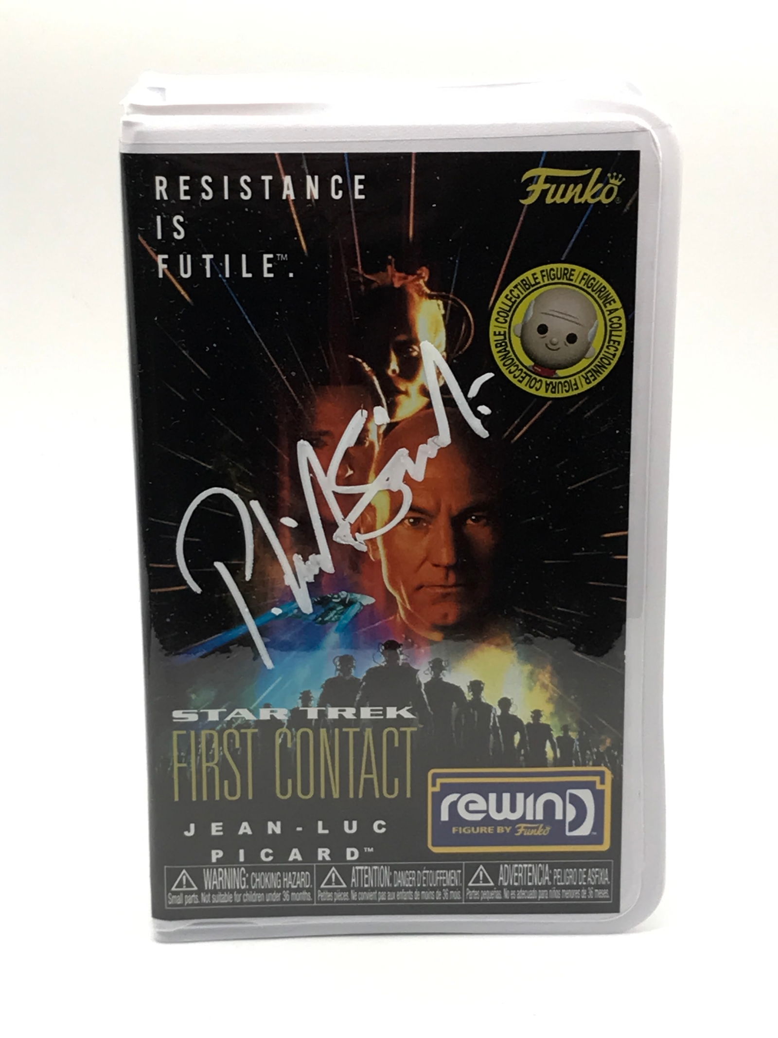 PATRICK STEWART SIGNED STAR TREK FUNKO POP (KB COA) (1 of 1)