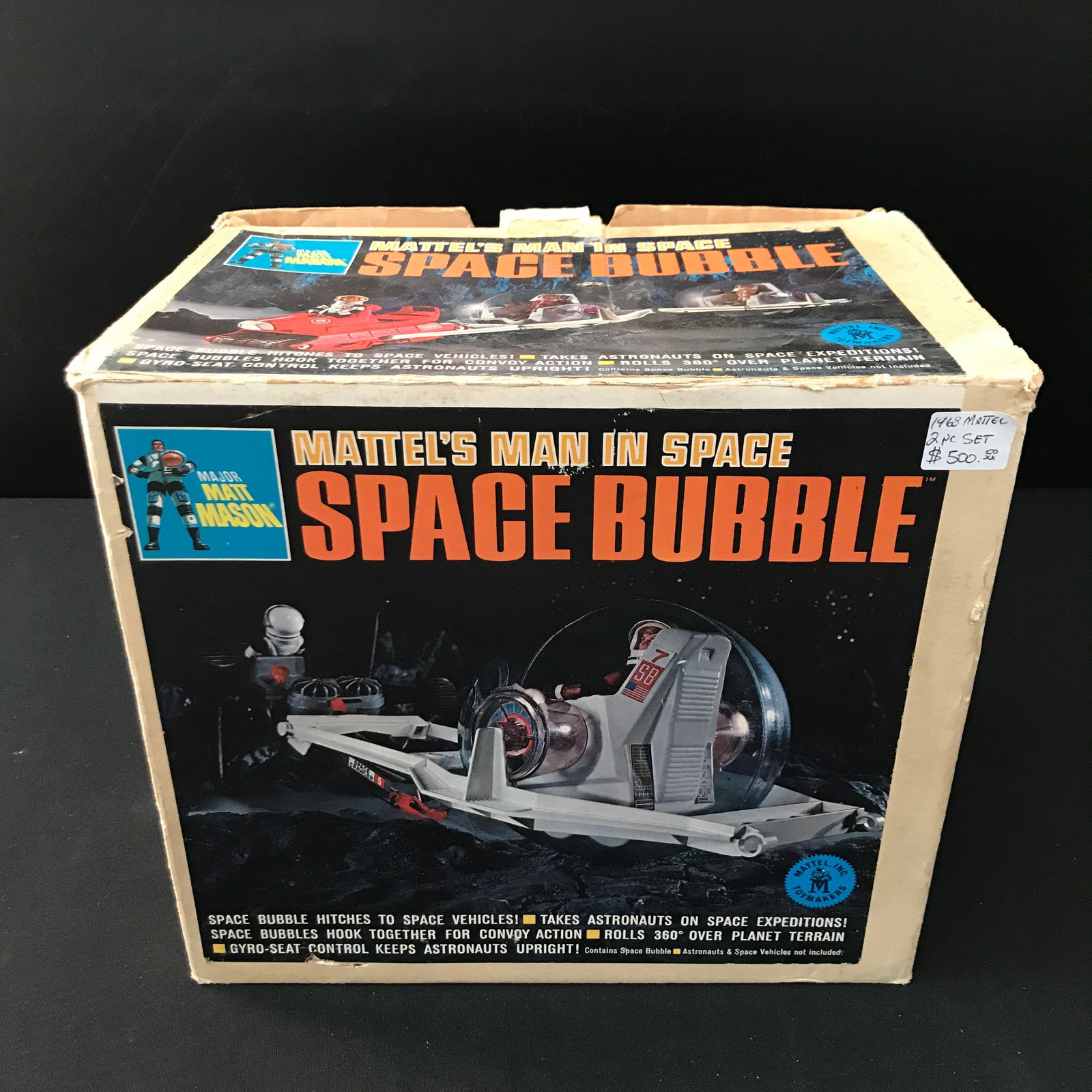 MATTEL MAN IN SPACE SPACE BUBBLE (1968) COMPLETE IN ORIGINAL PACKAGING (1 of 1)
