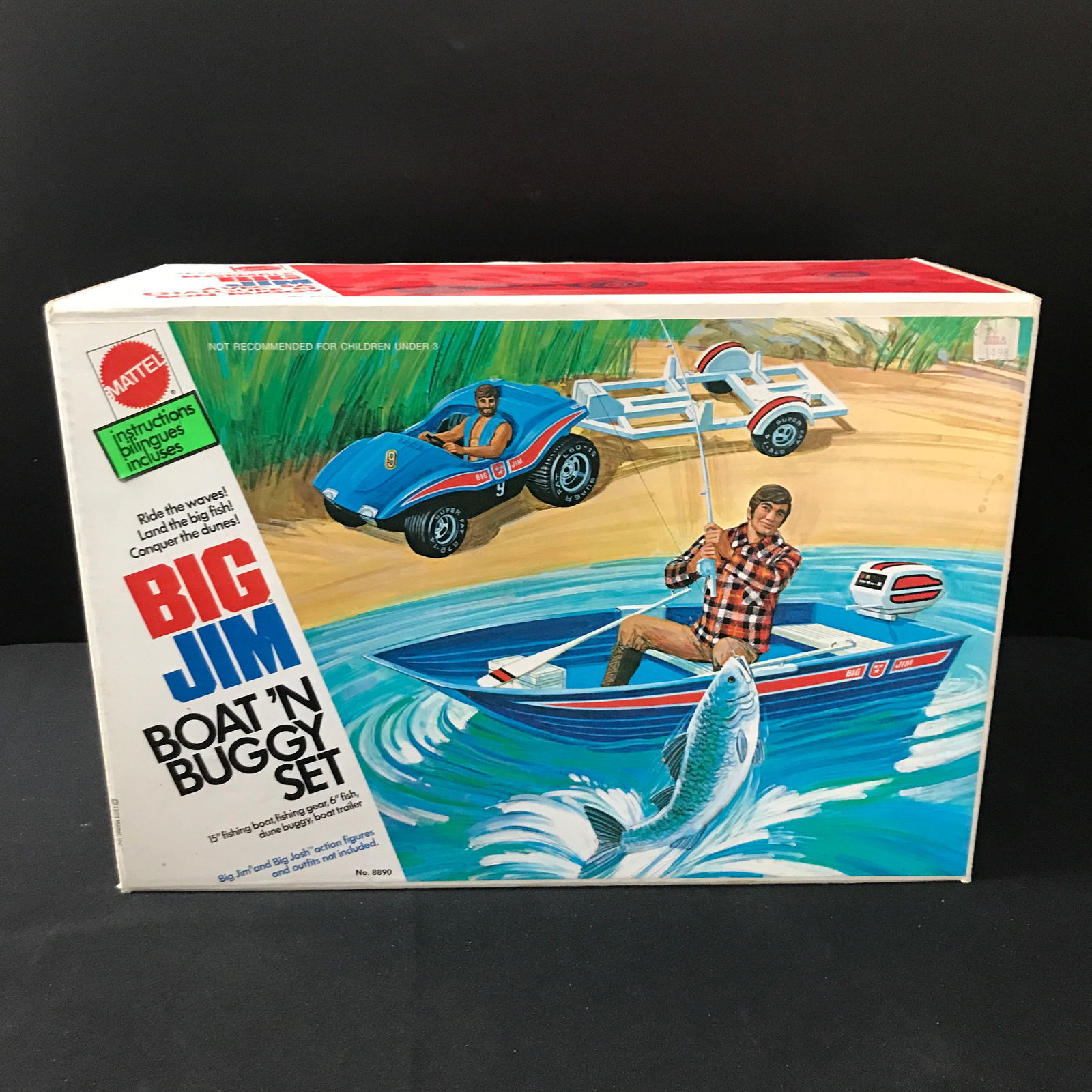 MATTEL BIG JIM BOAT 'N BUGGY SET IN ORIGINAL BOX (1 of 2)