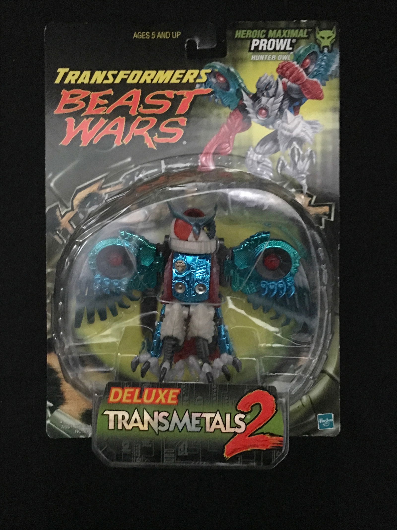 VINTAGE MINT ON CARD TRANSFORMERS BEAST WARS PROWL IN ORIGINAL PACKAGING (1 of 2)