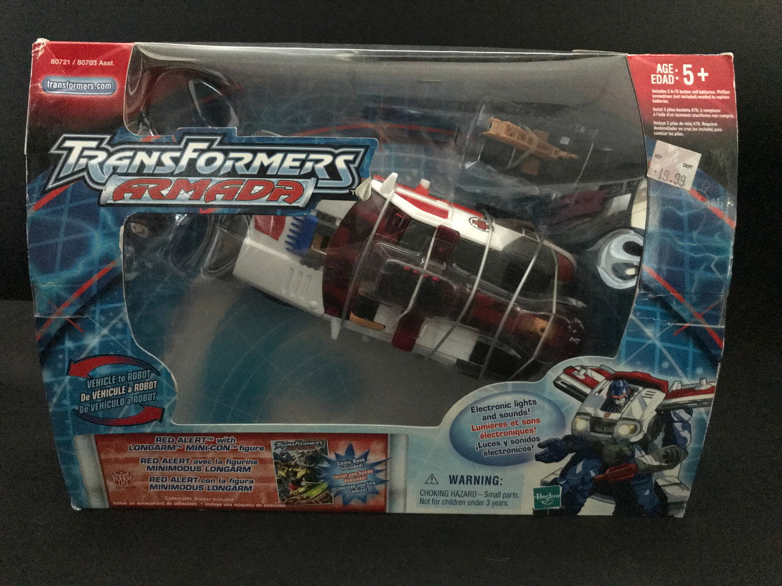 TRANSFORMERS ARMADA RED ALERT - IN ORIGINAL PACKAGING (1 of 2)