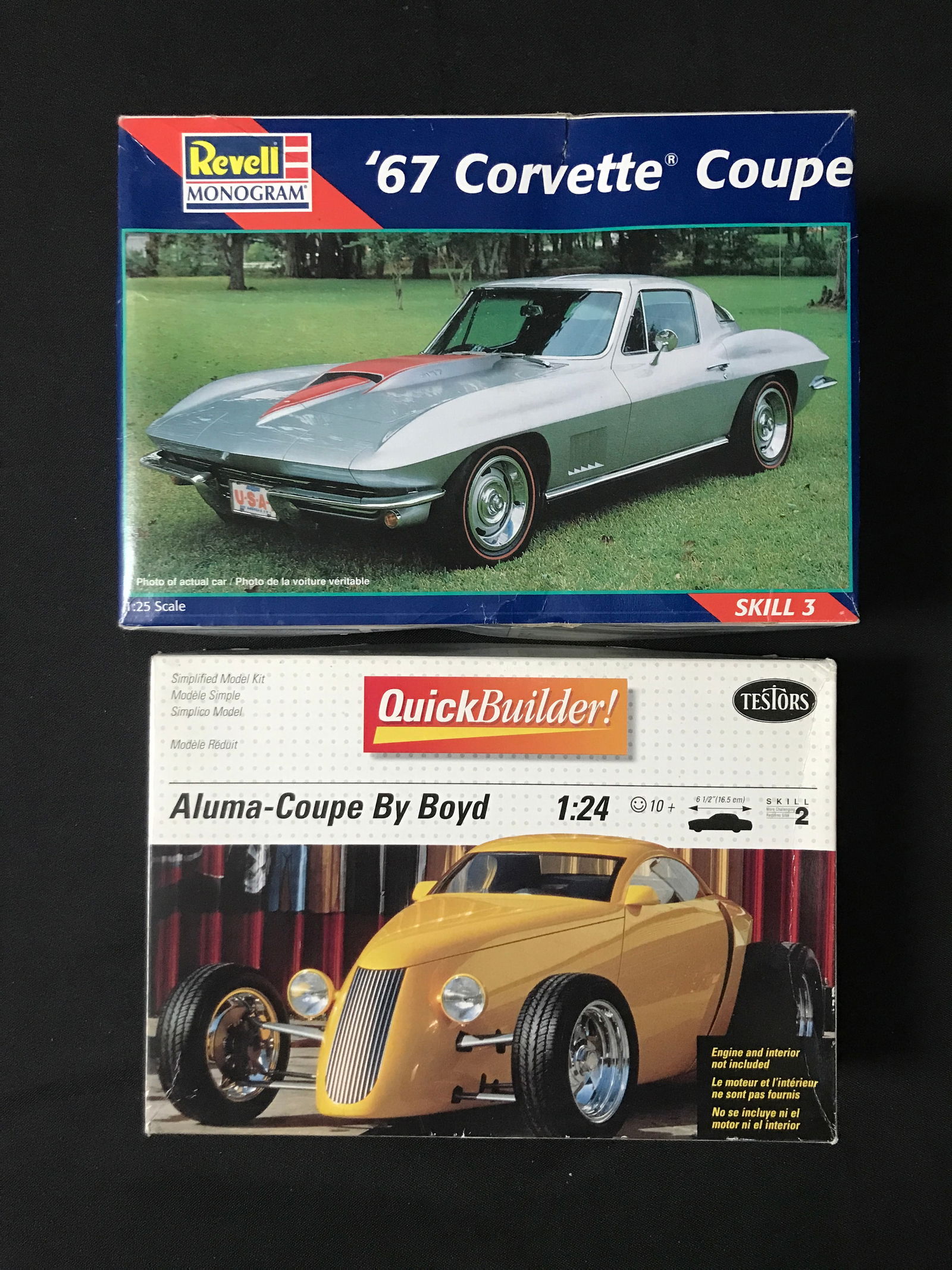 LOT OF 2 MODEL CAR KITS IN ORIGINAL PACKAGING (1 of 1)