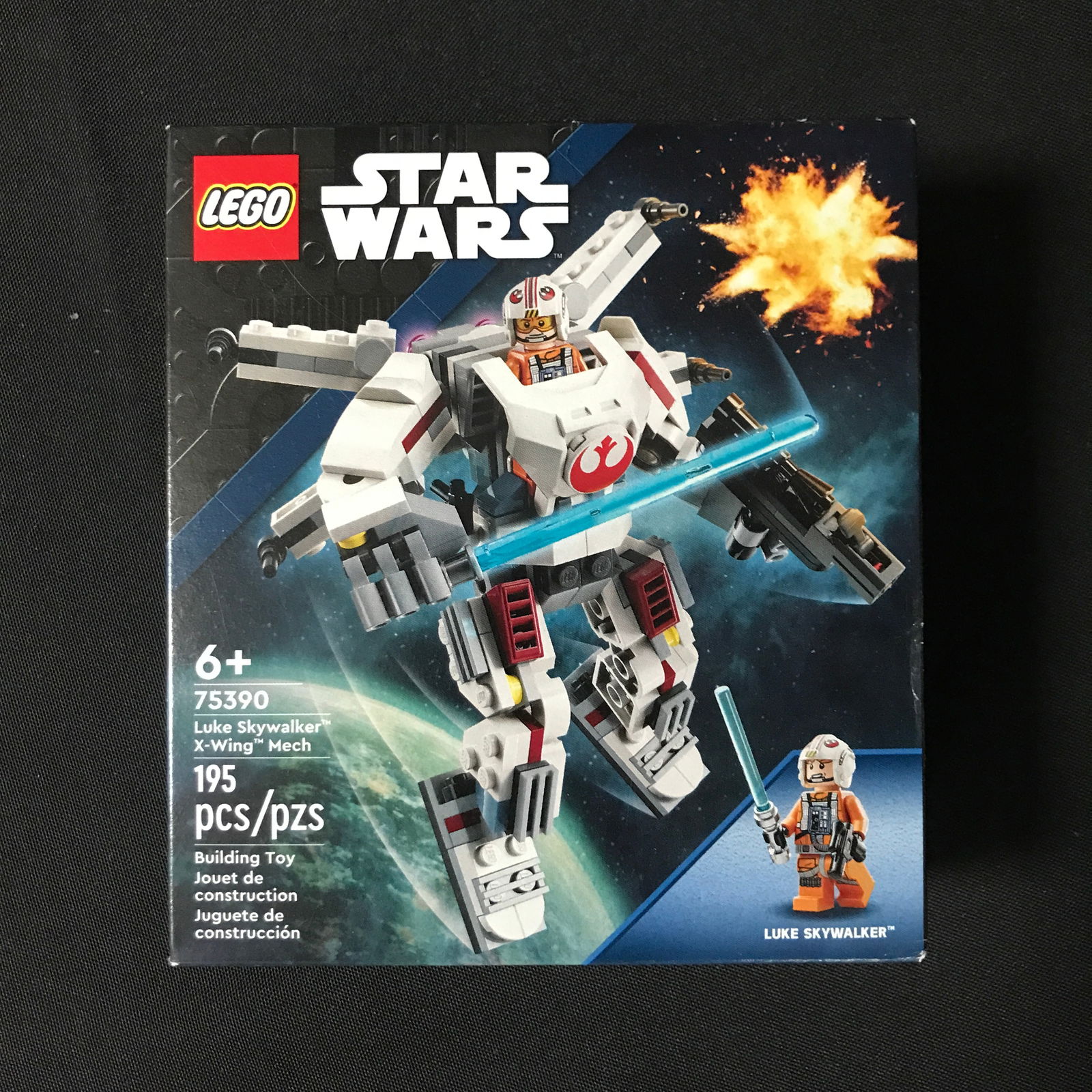 STAR WARS LEGO #75390 LUKE SKYWALKER X-WING MECH IN ORIGINAL BOX - RETIRED: Prices are in Canadian dollars