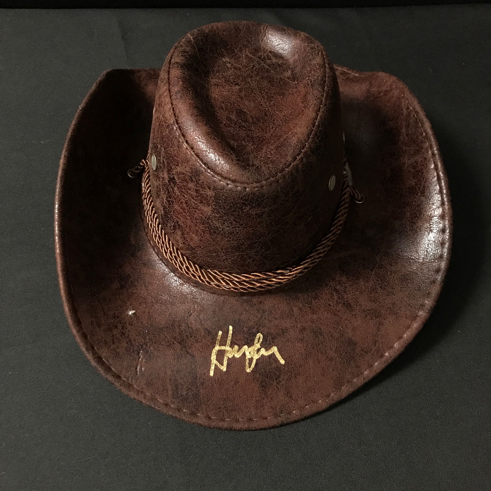 HARRISON FORD SIGNED INDIANA JONES HAT - KB COA (1 of 1)