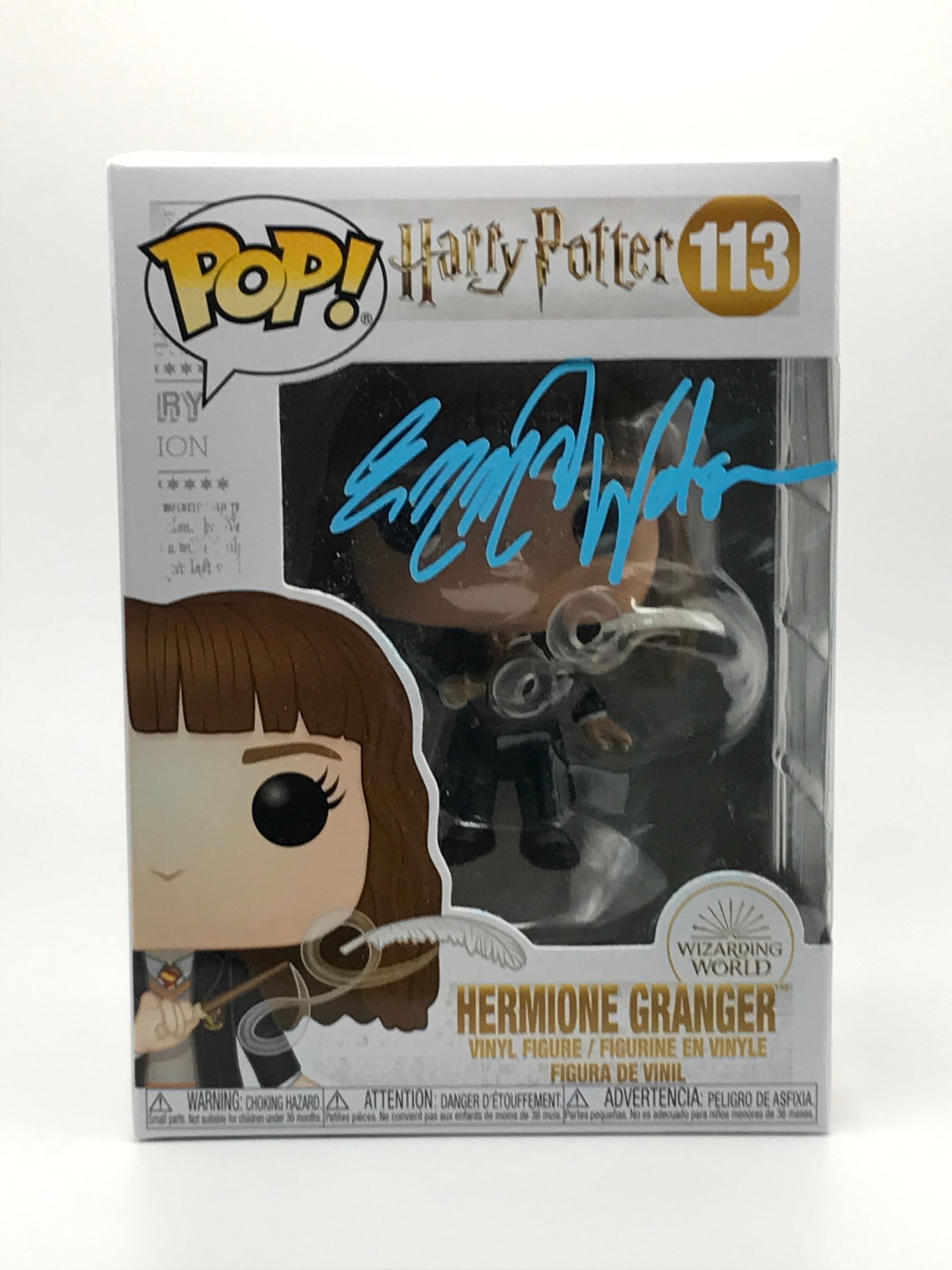 EMMA WATSON SIGNED HERMIONE GRANGER FUNKO POP - KB COA (1 of 2)