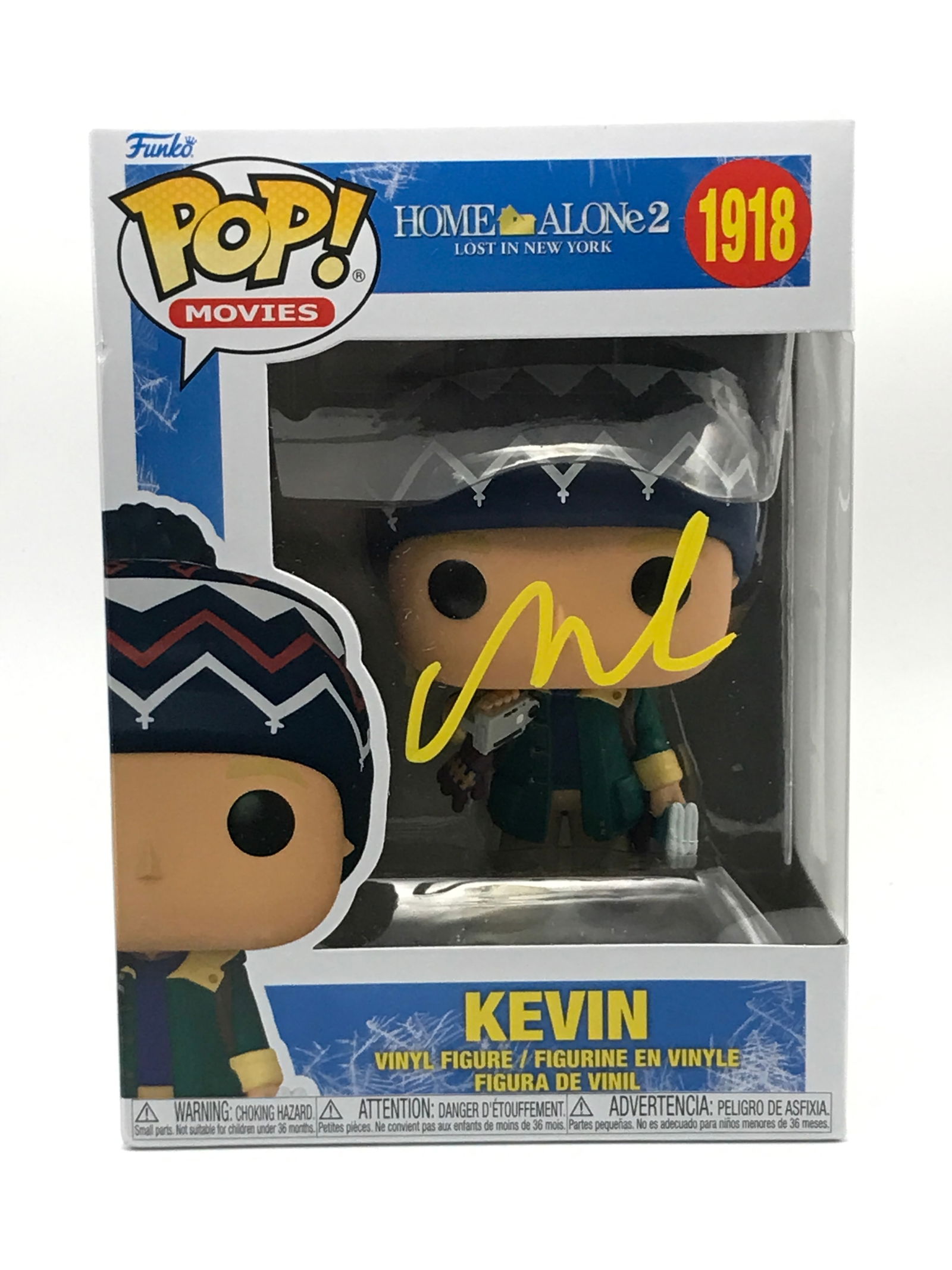 MACAULEY CULKIN SIGNED HOME ALONE FUNKO POP - KB COA (1 of 2)