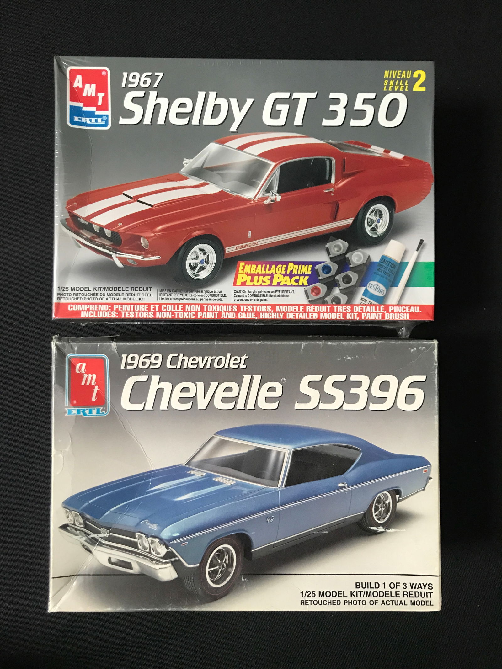 LOT OF 2 AMT MODEL CAR KITS IN ORIGINAL PACKAGING (1 of 1)