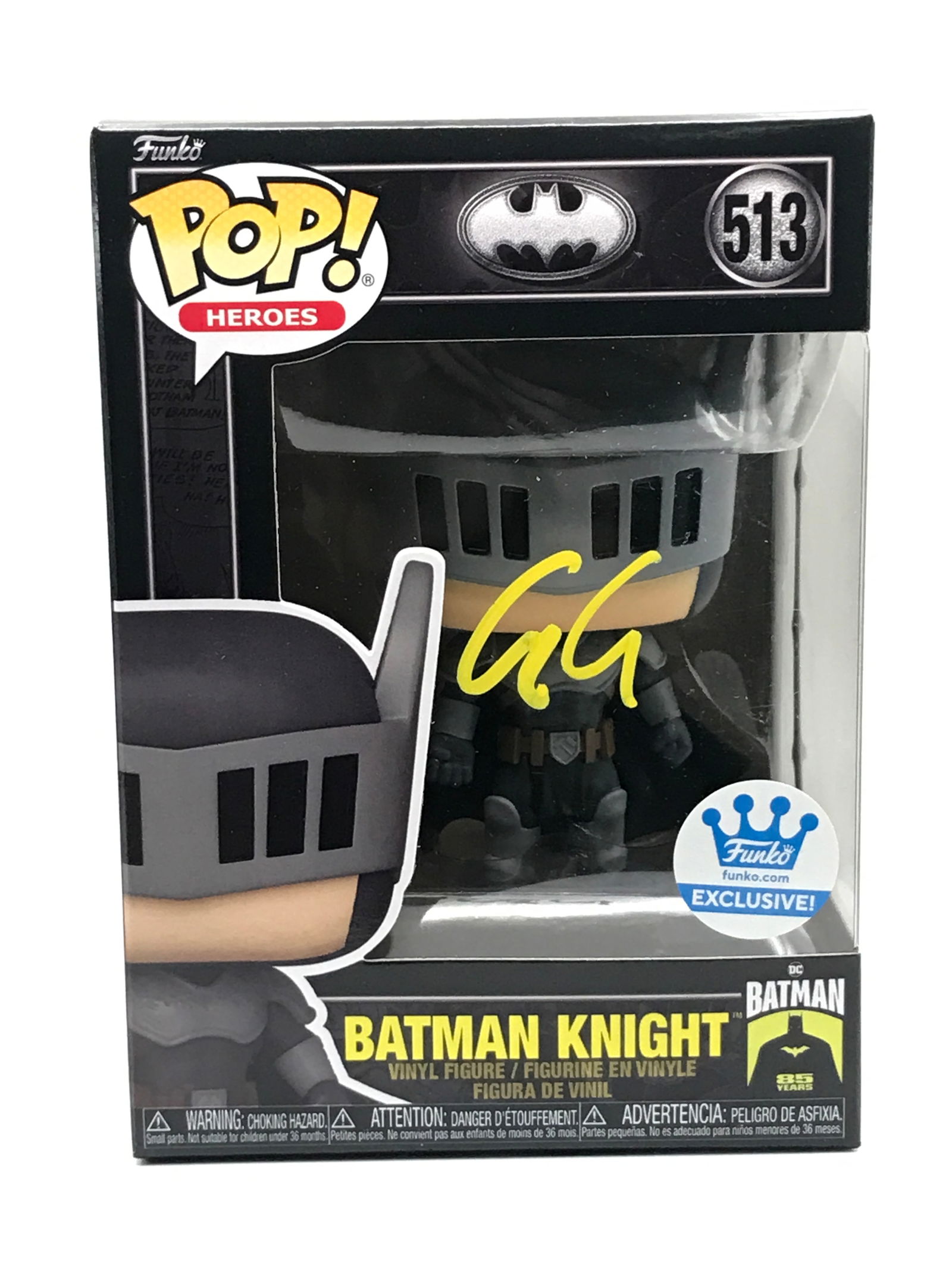 GEORGE CLOONEY SIGNED BATMAN FUNKO POP (KB COA) (1 of 2)