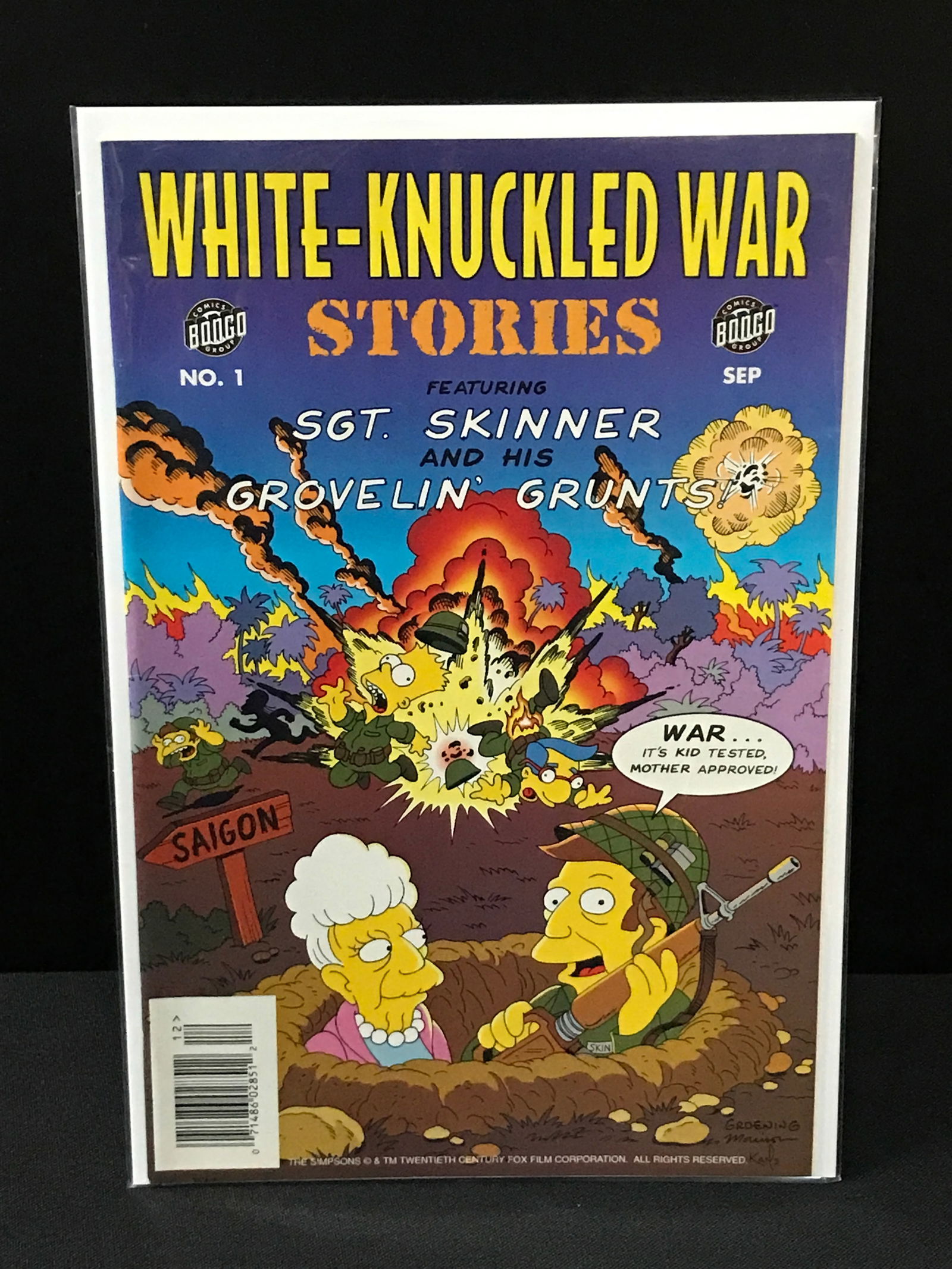 WHITE KNUCKLED WAR STORIES #1 - BONGO COMICS (1 of 1)