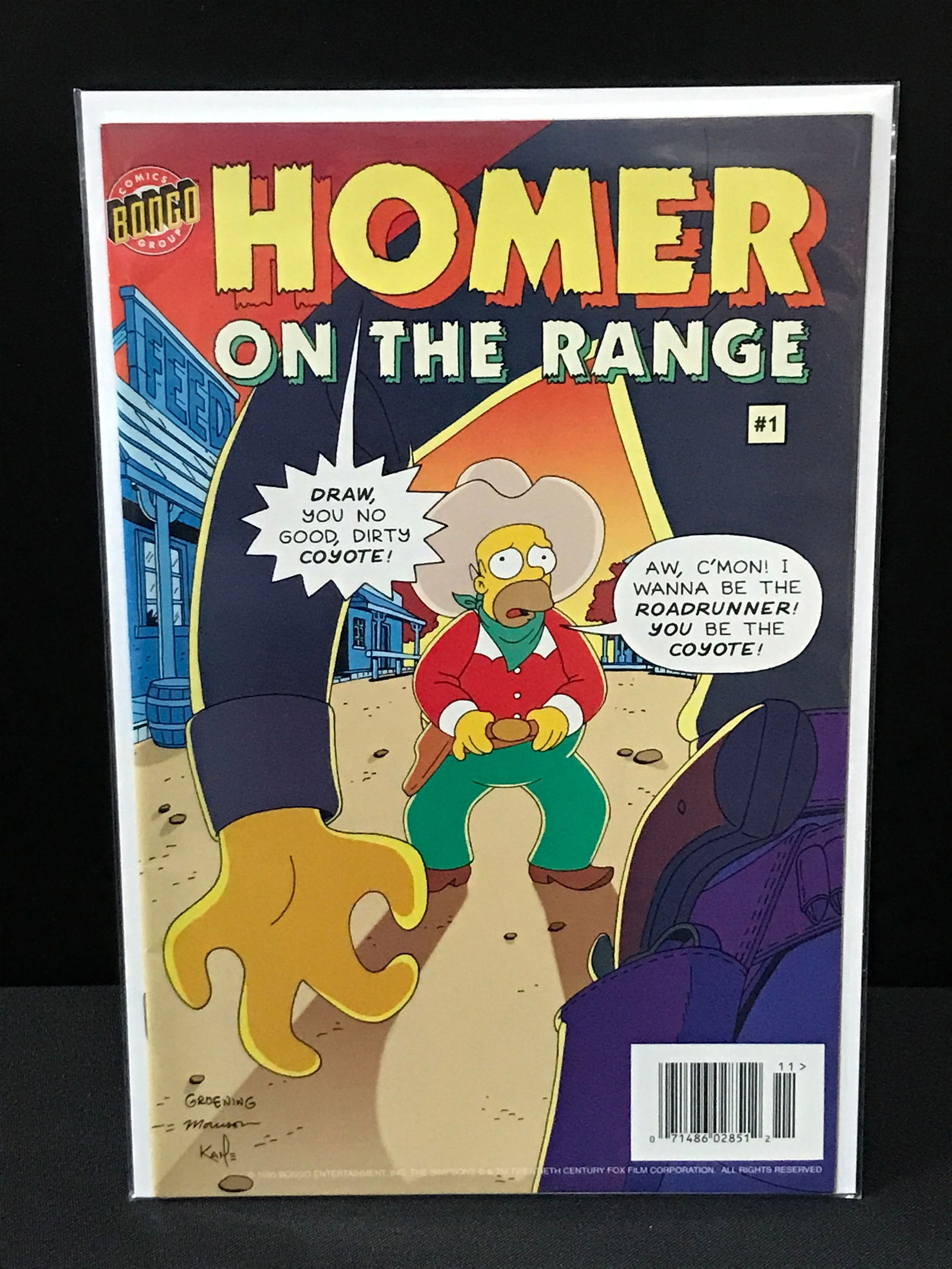 HOMER ON THE RANGE #1 - BONGO COMICS (1 of 1)