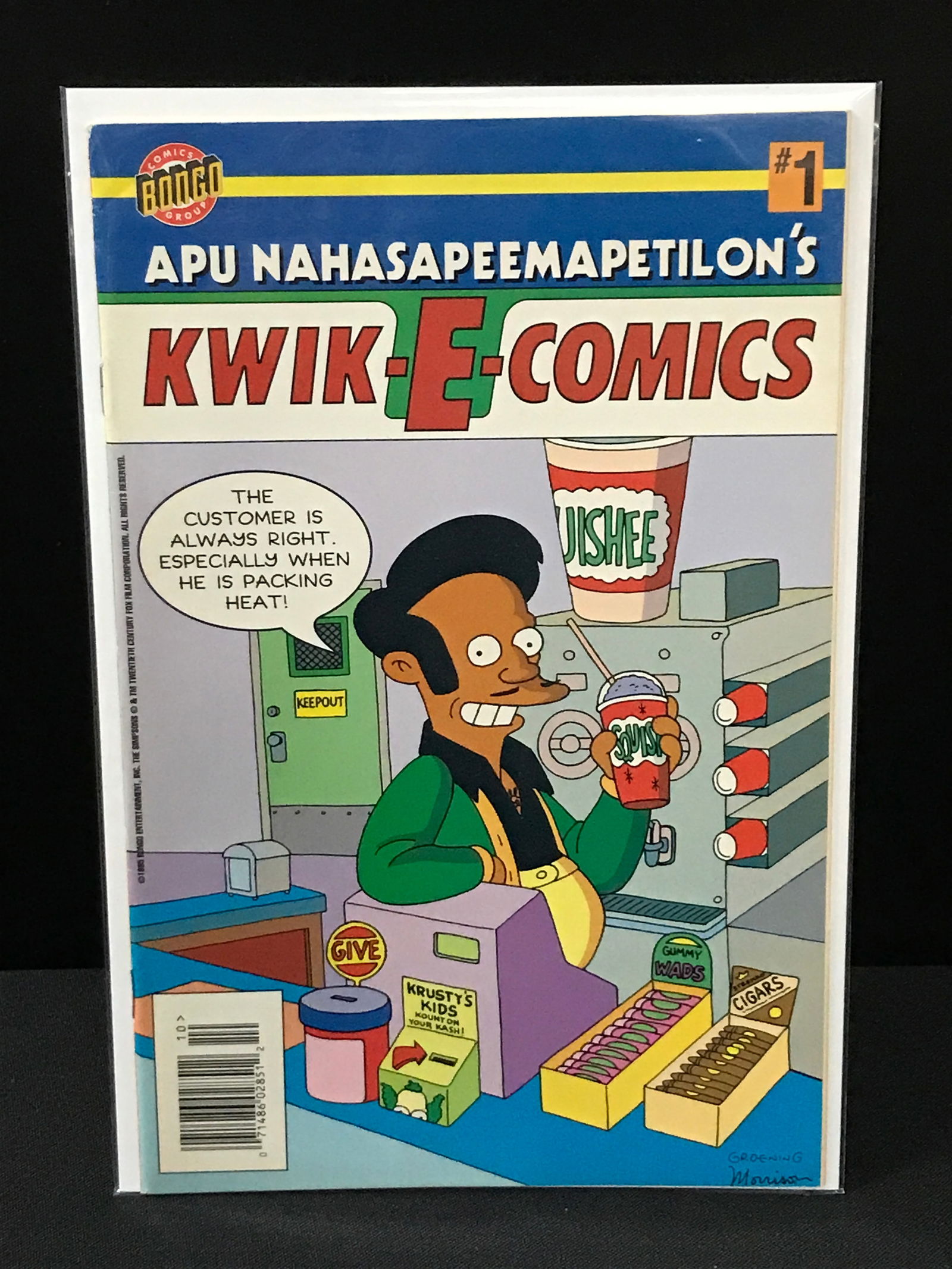 APU NAHASAPEEMAPETILON'S KWIK-E-COMICS #1 - BONGO COMICS (1 of 1)