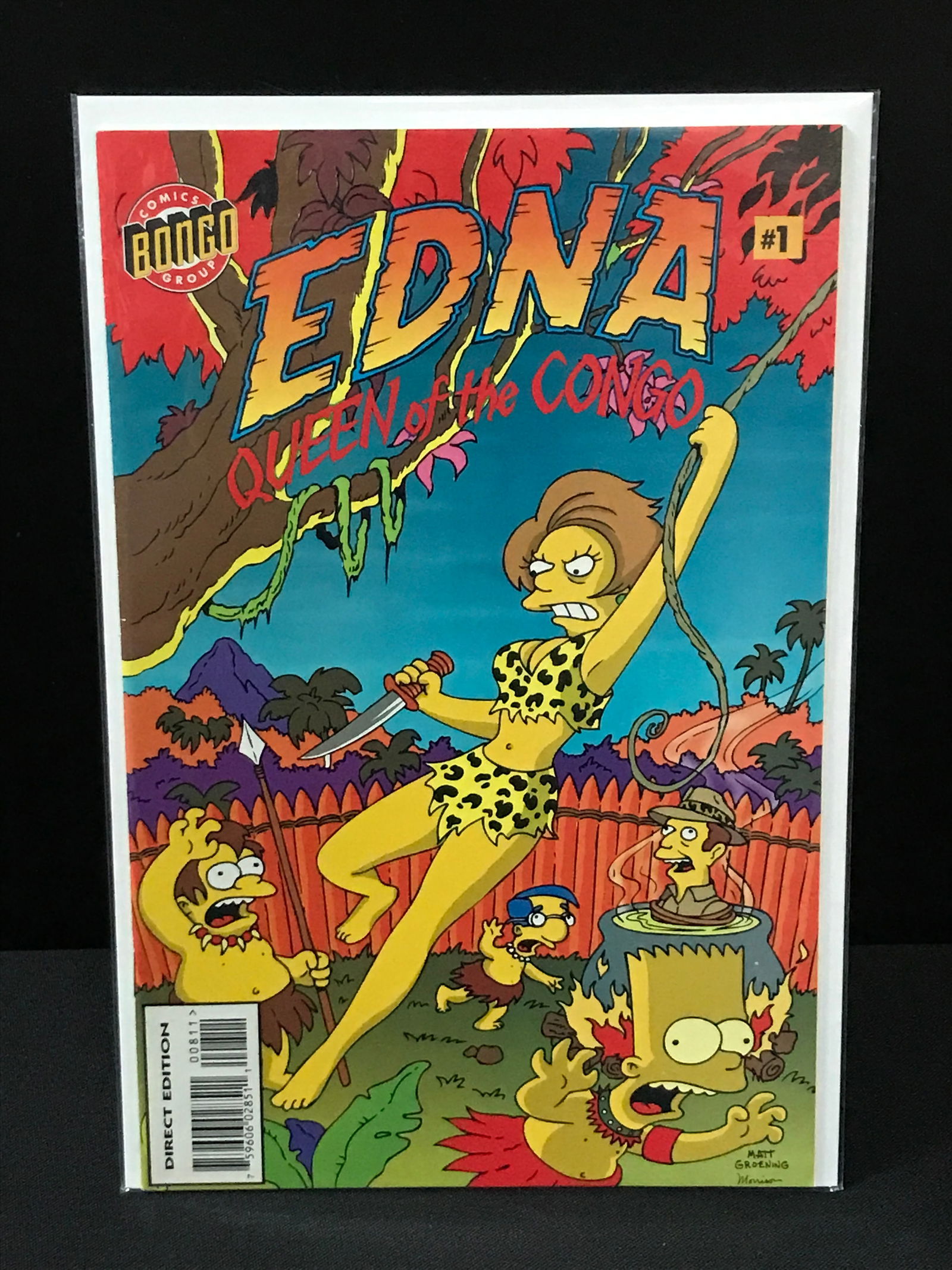 EDNA QUEEN OF THE CONGO #1 - BONGO COMICS (1 of 1)