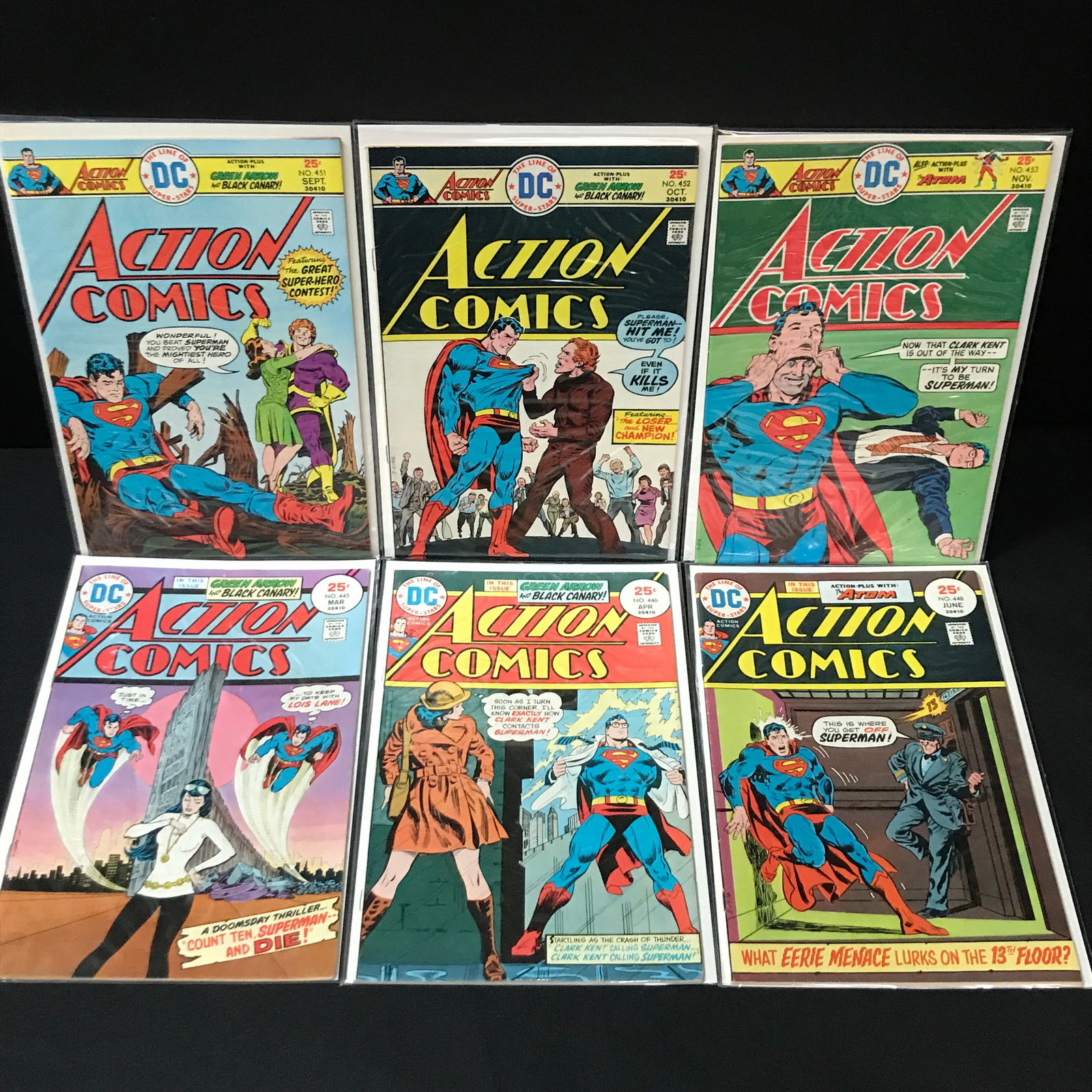 LOT OF 6 ACTION COMICS - DC COMICS (1 of 1)