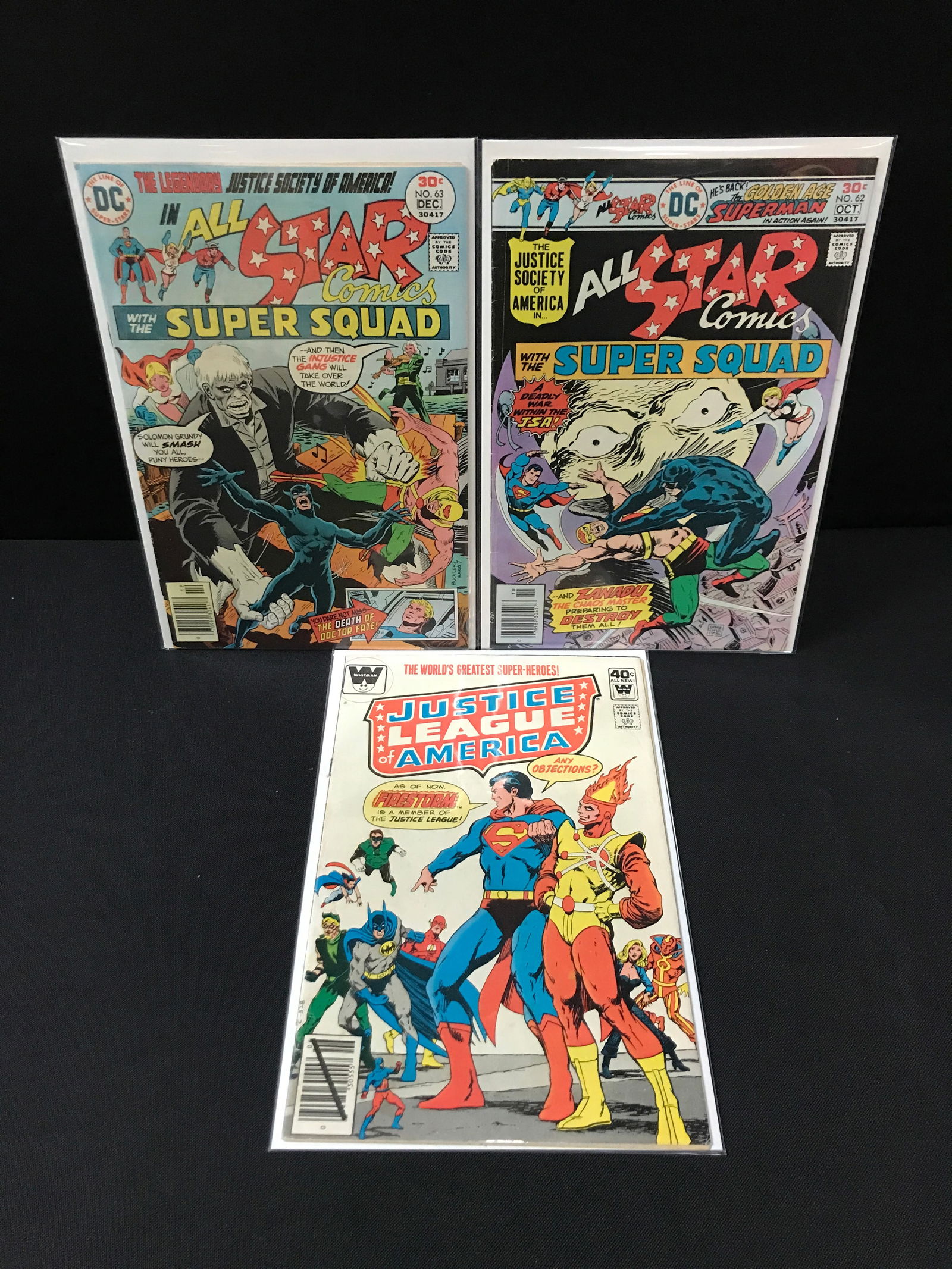 LOT OF 3 DC COMICS: Prices are in Canadian Dollars