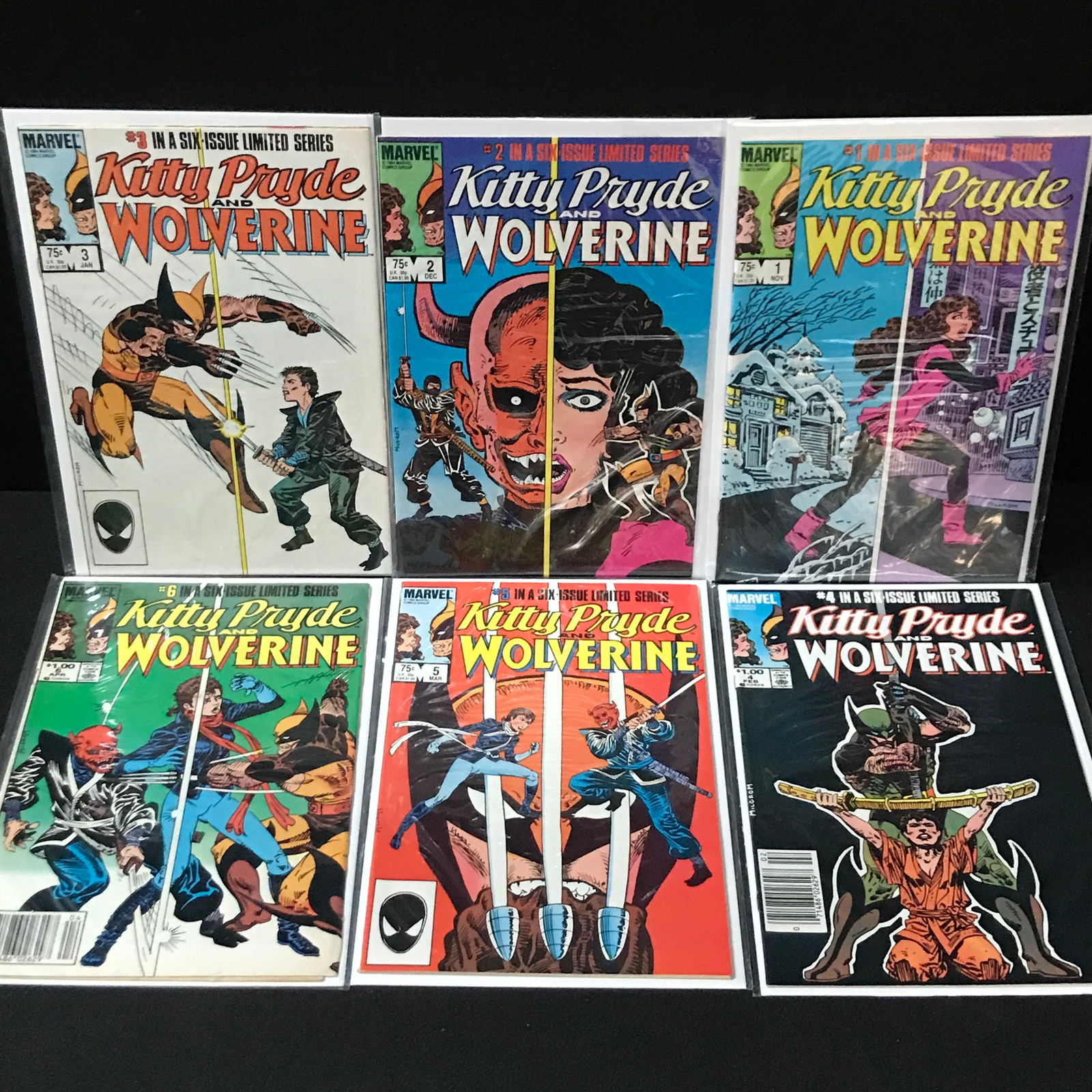 LOT OF 6 KITTY PRYDE AND WOLVERINE COMICS #1-6 OF 6 - MARVEL COMICS (1 of 1)