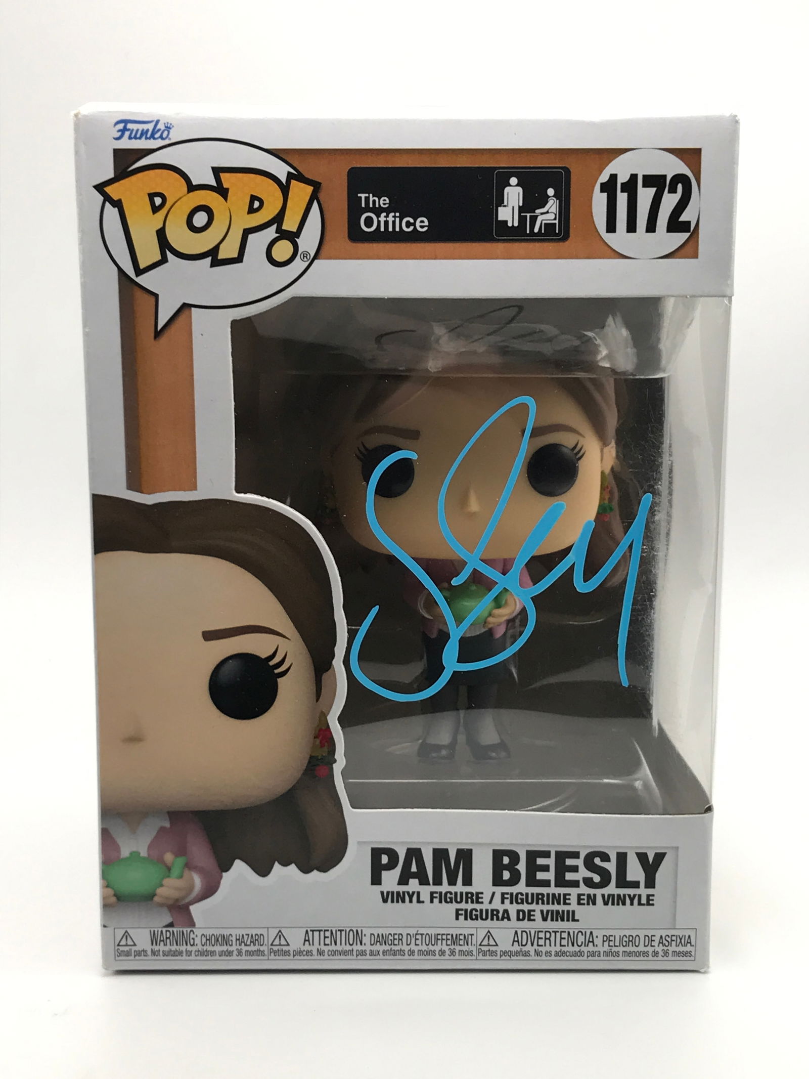 JENNA FISCHER SIGNED PAM OFFICE FUNKO POP - KB COA (1 of 2)