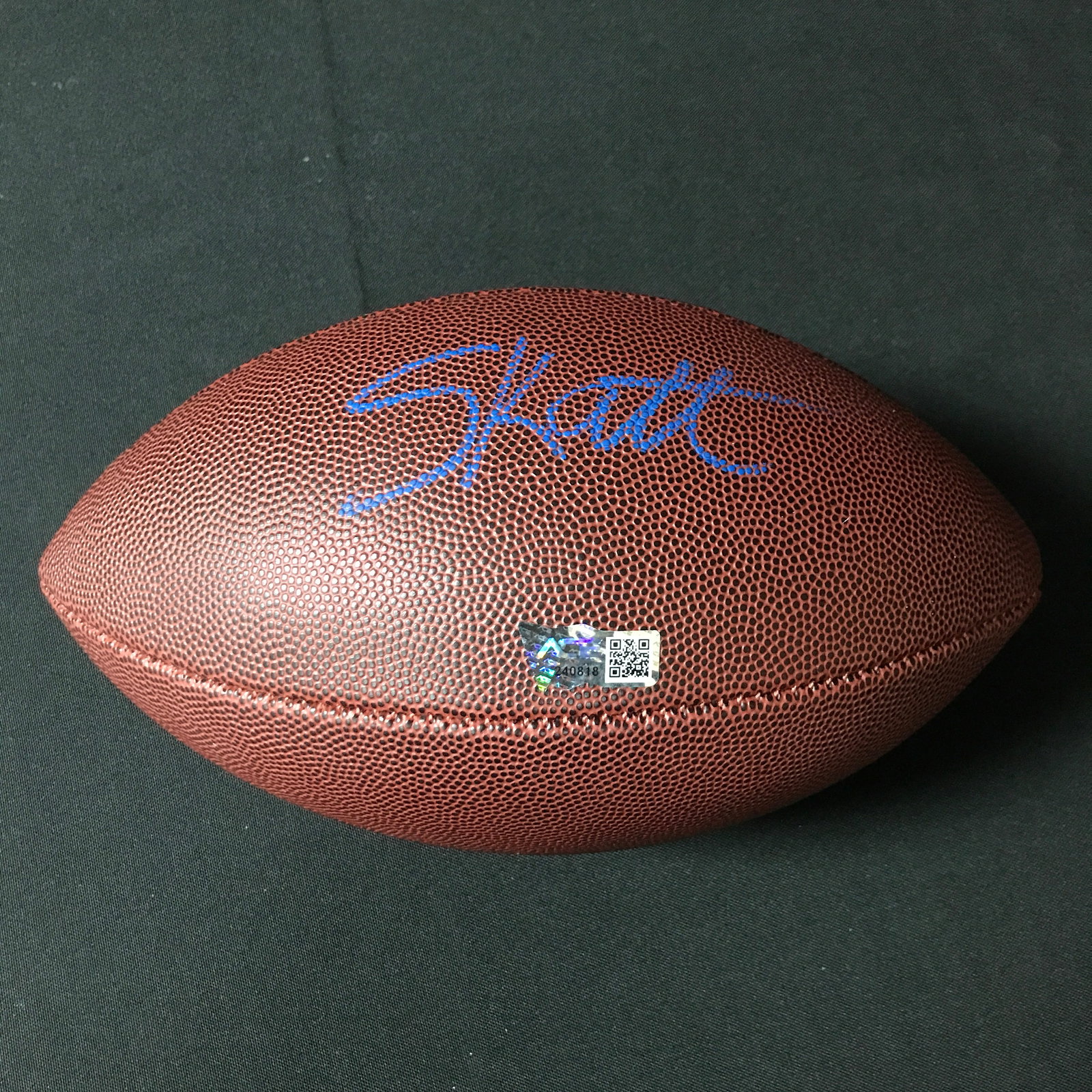 CAM SKATTABOO SIGNED FOOTBALL - ACE COA: Prices are in Canadian dollars