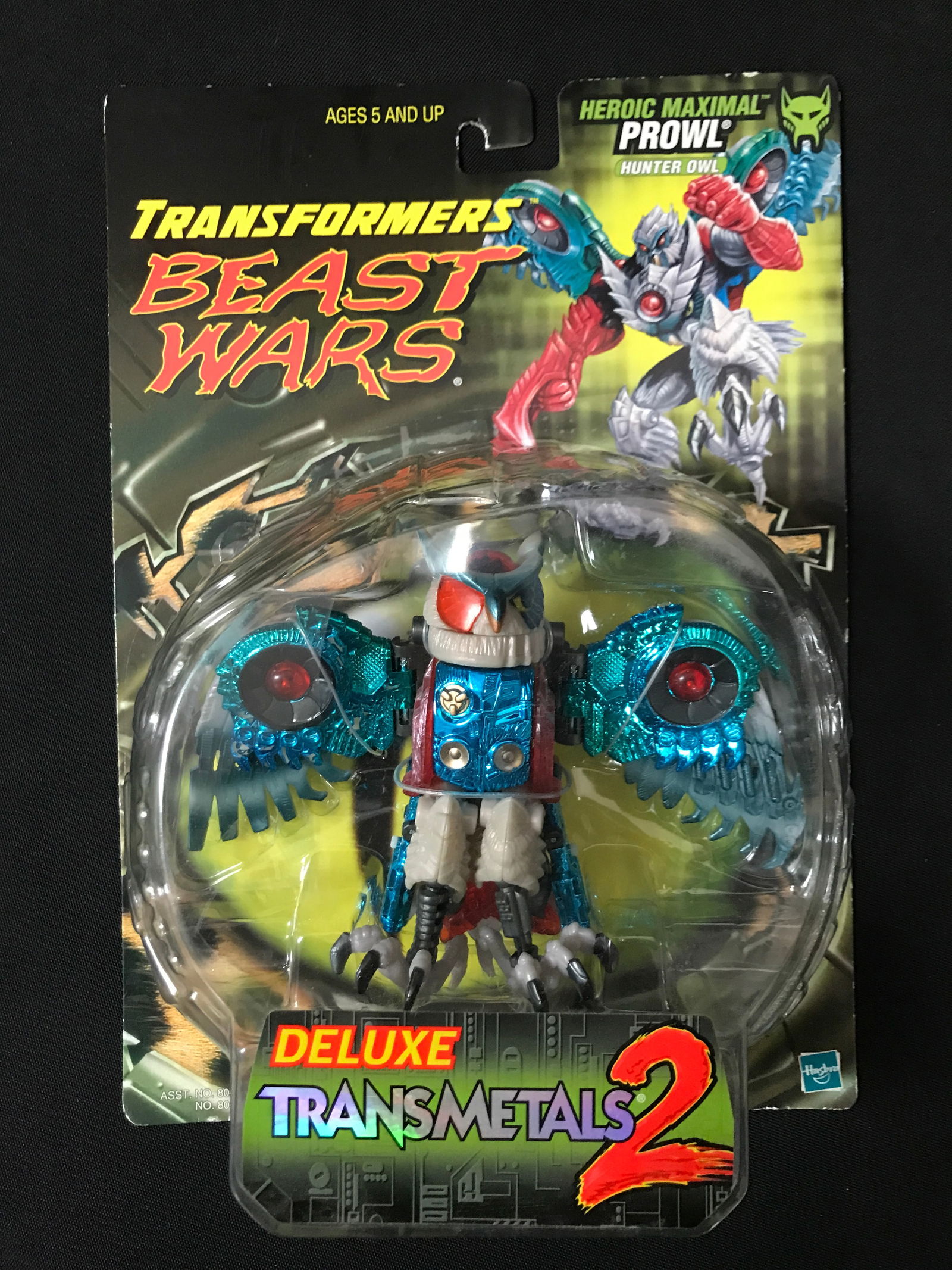 VINTAGE TRANSFORMERS BEAST WARS PROWL ACTION FIGURE IN ORIGINAL PACKAGING (1 of 2)