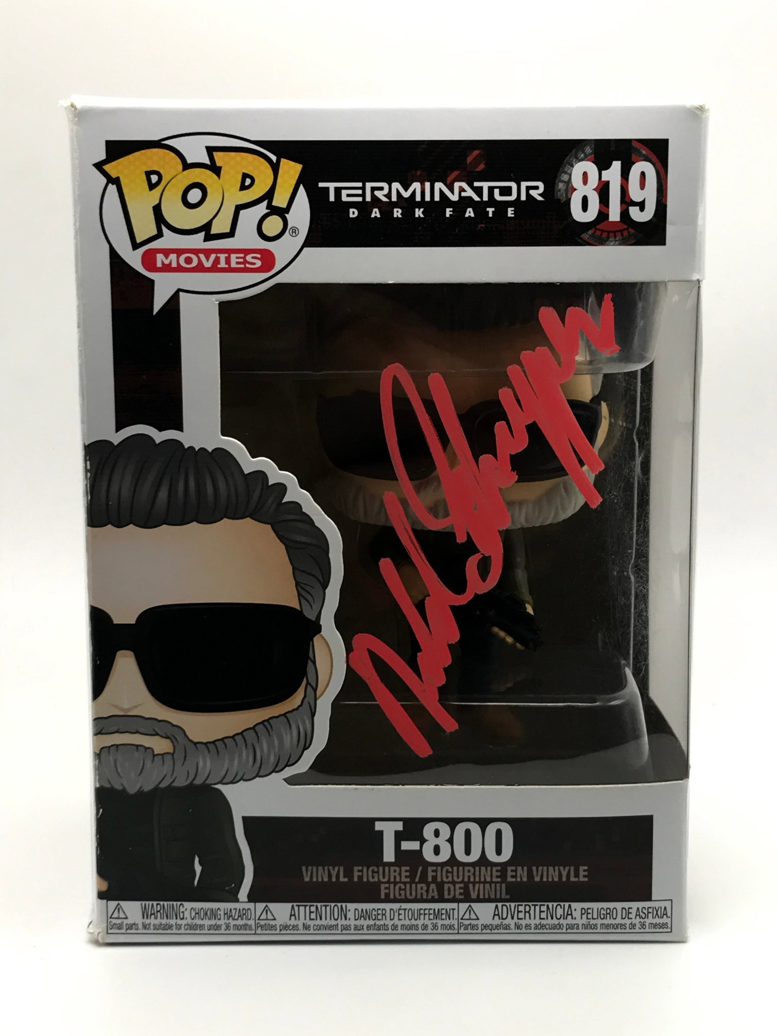 ARNOLD SCWARZENEGGER SIGNED T-800 TERMINATOR FUNKO POP - KB COA: Prices are in Canadian dollars
