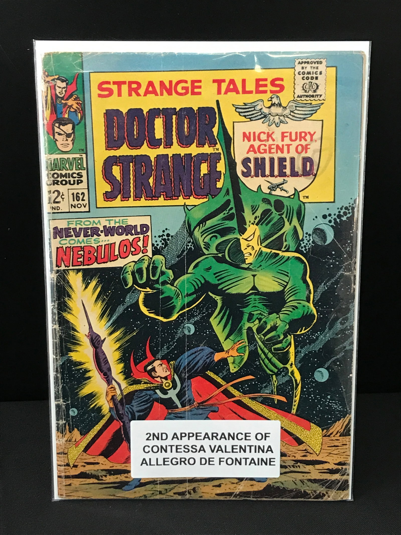STRANGE TALES #162 2ND APPEARANCE OF CONTESSA VALENTINA ALLEGRO DE FONTAINE - MARVEL COMICS: Prices are in Canadian dollars