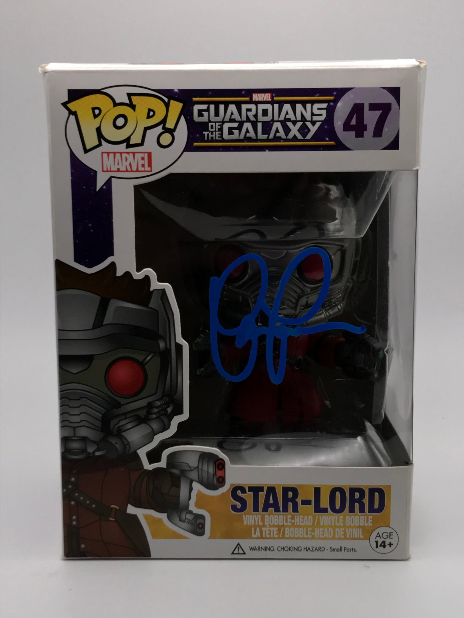 CHRIS PRATT SIGNED STAR LORD FUNKO POP - KB COA: Prices are in Canadian dollars