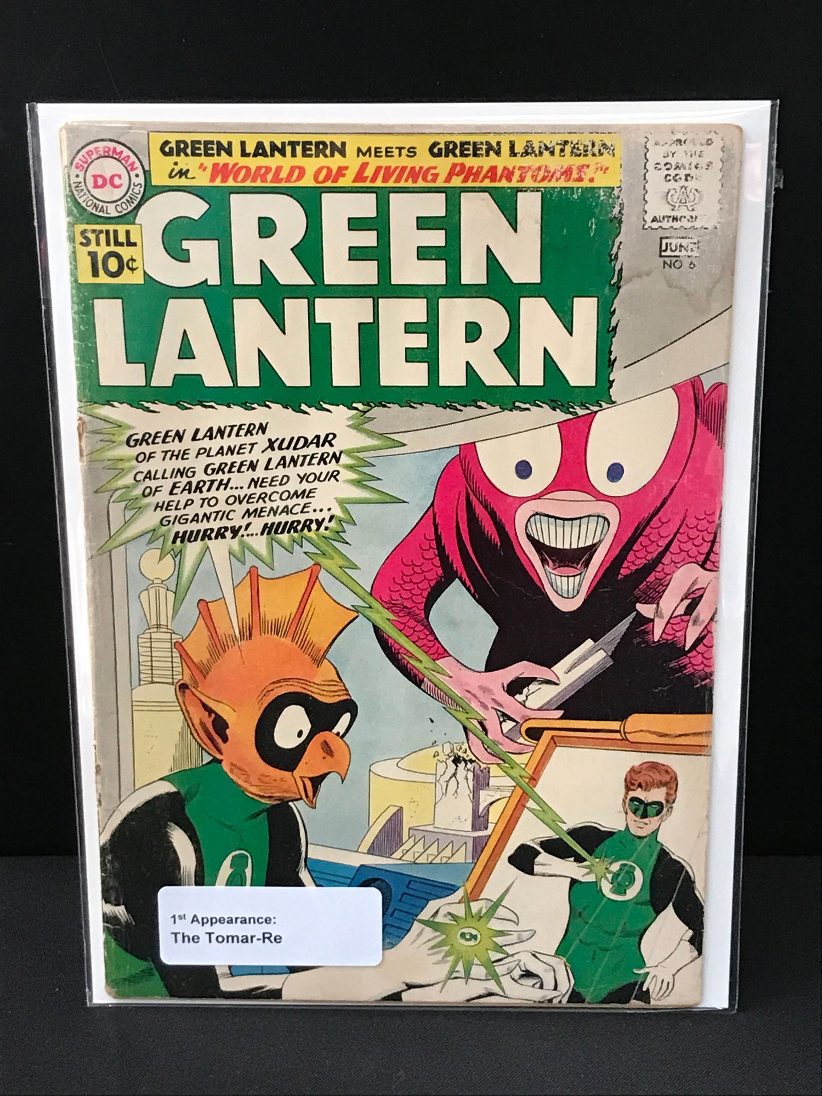 GREEN LANTERN #6 1ST APPEARANCE OF THE TOMAR-RE - DC COMICS (1 of 1)