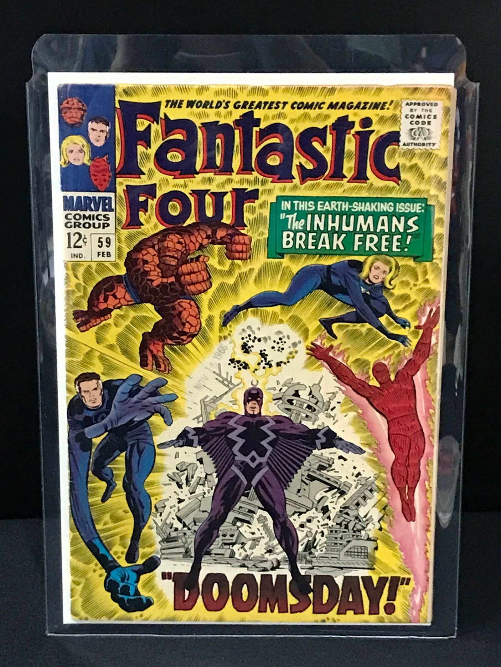 FANTASTIC FOUR #59 - MARVEL COMICS (1 of 1)