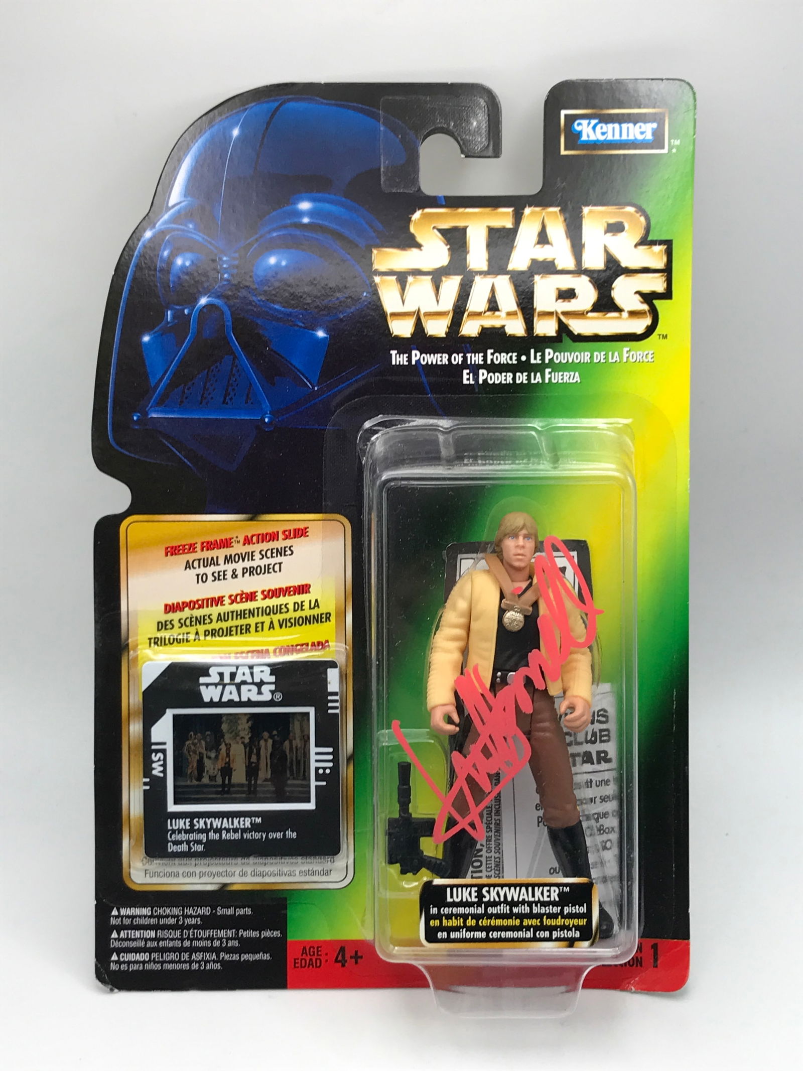 MARK HAMILL SIGNED LUKE SKYWALKER ACTION FIGURE - KB COA (1 of 2)