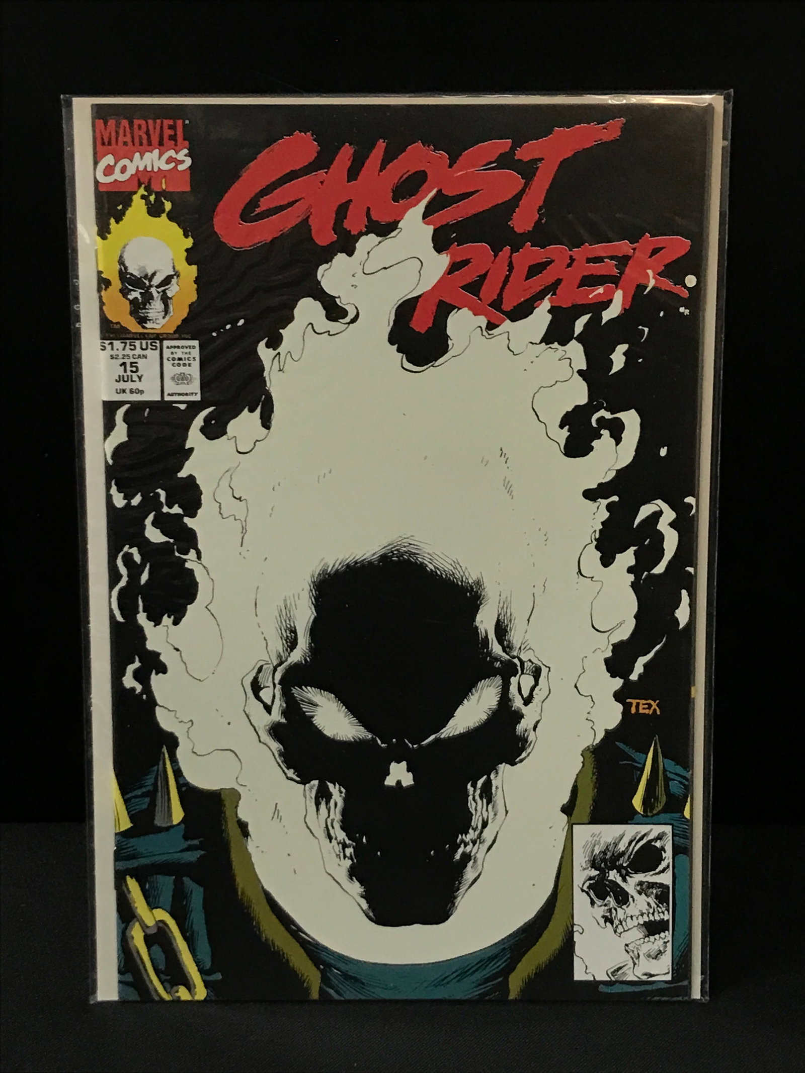 GHOST RIDER NO.15 GLOW IN THE DARK COVER- MARVEL COMICS: Prices are in Canadian dollars