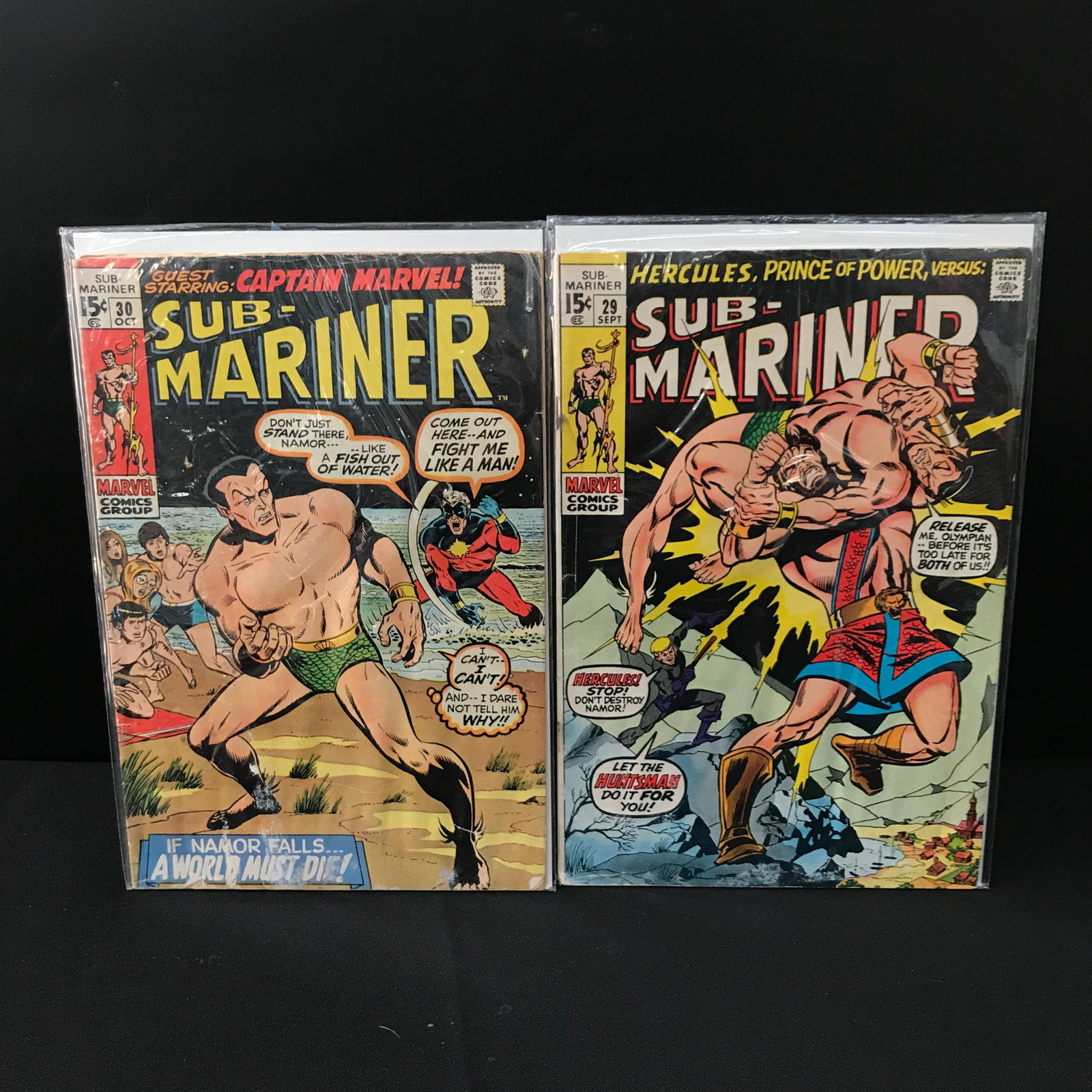 LOT OF 2 SUB MARINER COMICS #29-30 - MARVEL COMICS (1 of 1)