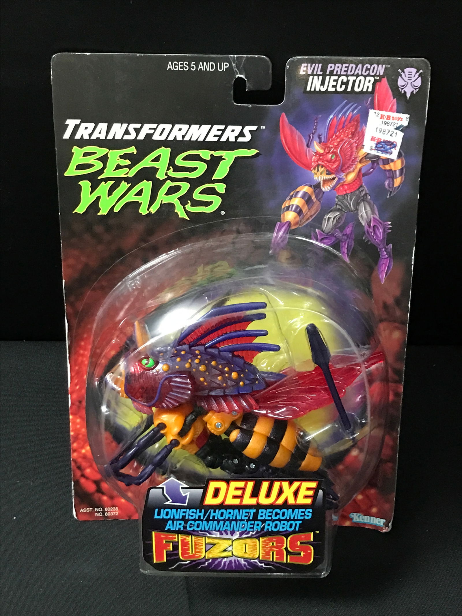 VINTAGE TRANSFORMERS BEAST WARS INJECTOR ACTION FIGURE IN ORIGINAL BOX (1 of 2)