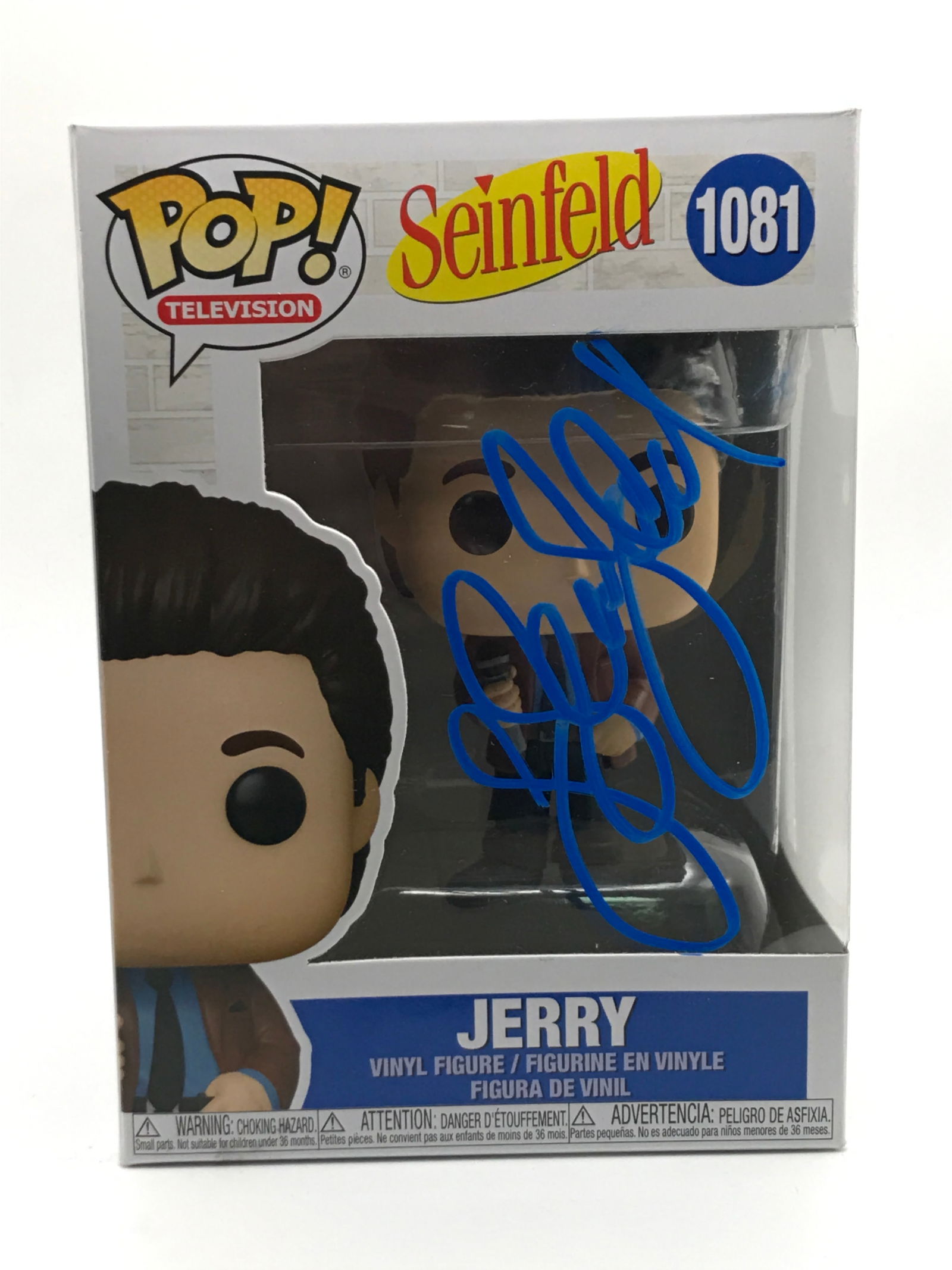 JERRY SEINFELD SIGNED FUNKO POP - KB COA (1 of 2)