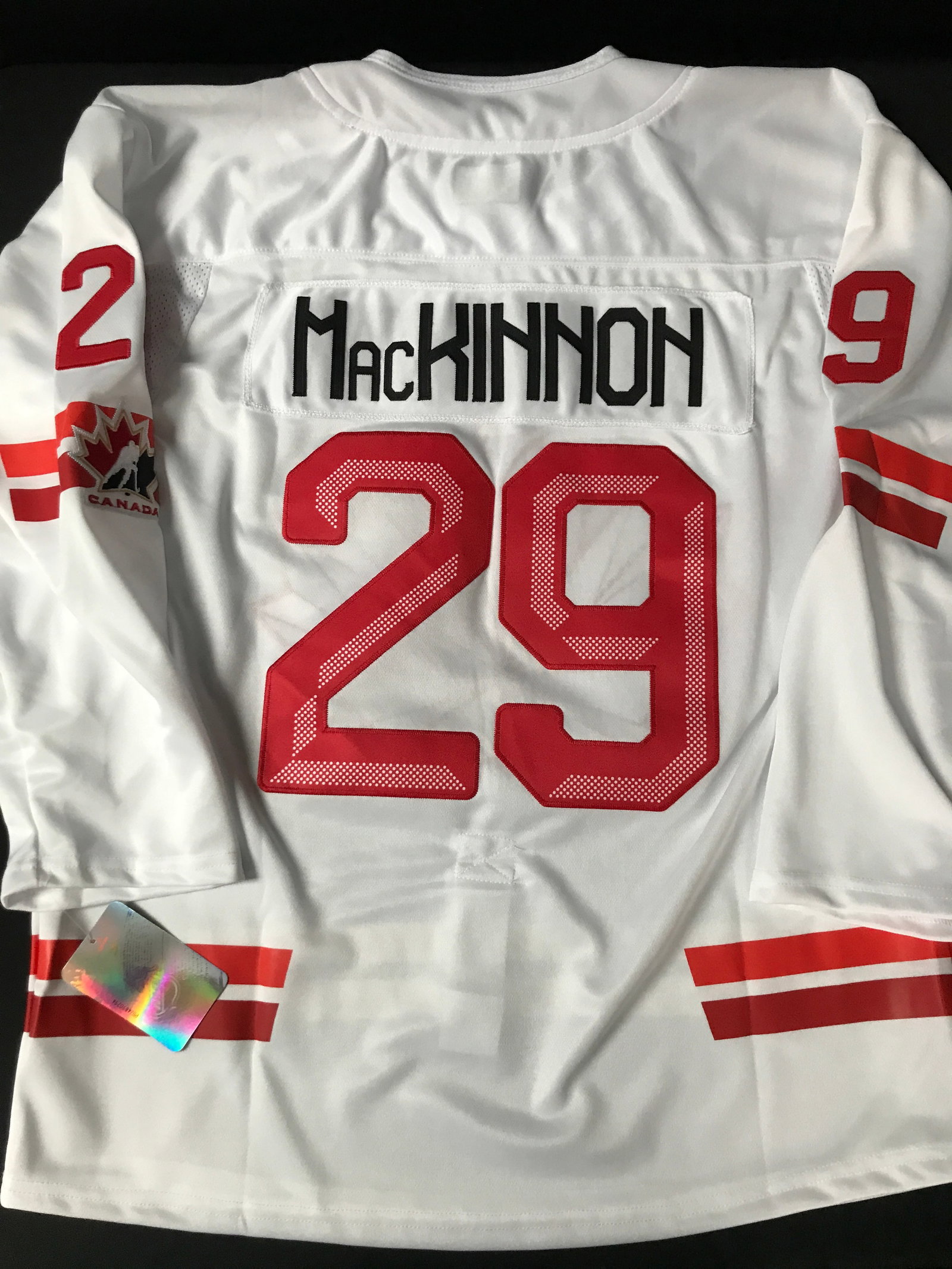 NATHAN MACKINNON 2026 WINTER OLYMPICS HOCKEY CANADA JERSEY: Prices are in Canadian dollars