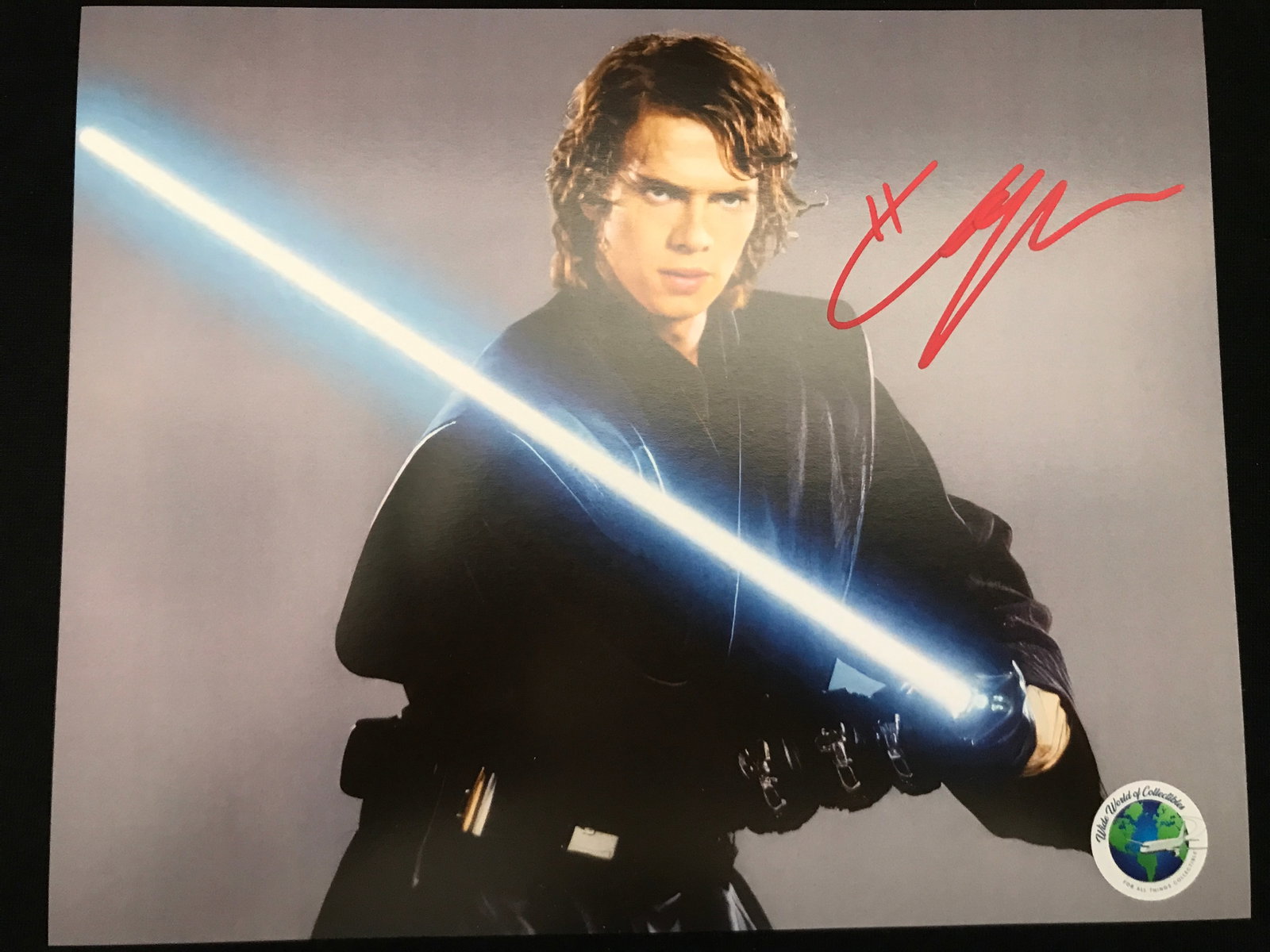 HAYDEN CHRISTENSEN SIGNED DARTH VADER 8X10 - WWOC COA: Prices are in Canadian dollars