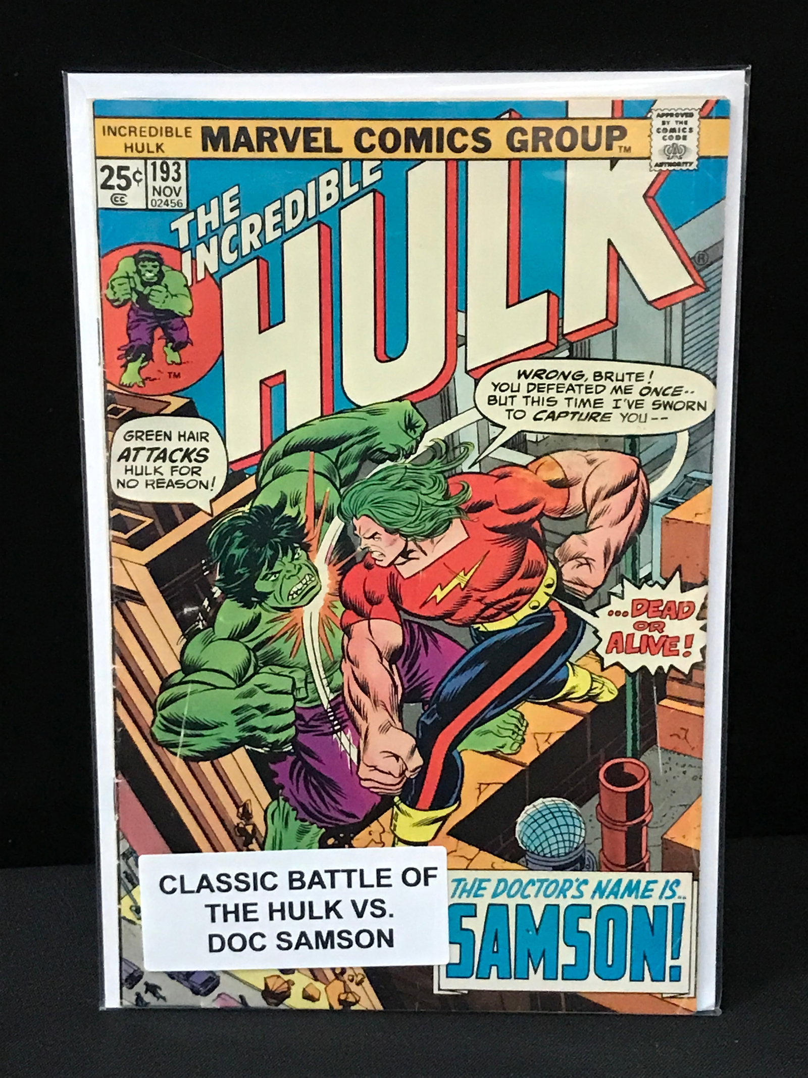 THE Incredible Hulk #193 - MARVEL COMICS: Prices are in Canadian dollars